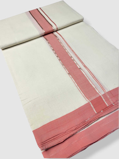 Kerala Balaramapuram Pure Cotton Handloom Mundu/Dhoti
