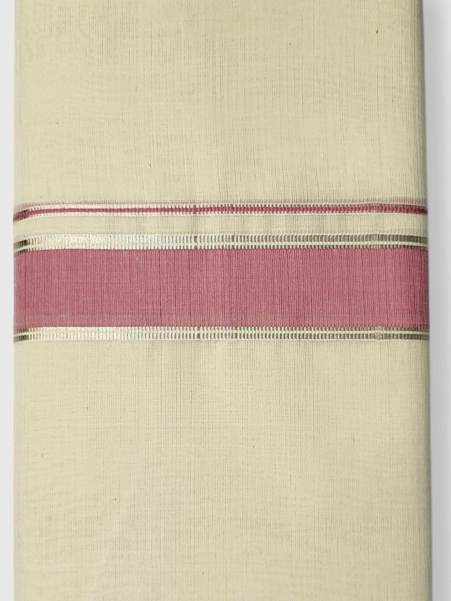 Kerala Balaramapuram Pure Cotton Handloom Mundu/Dhoti