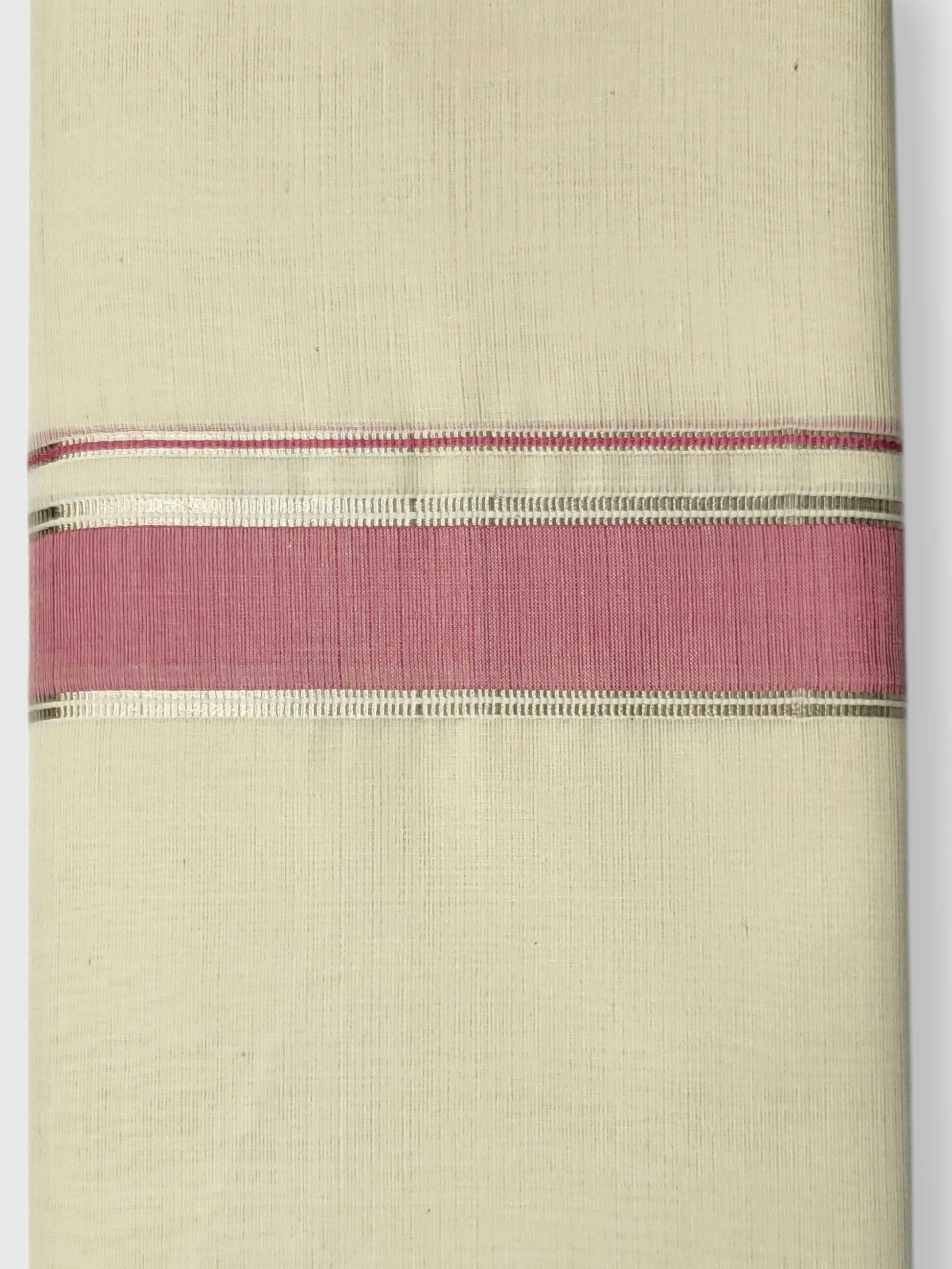 Kerala Balaramapuram Pure Cotton Handloom Mundu/Dhoti