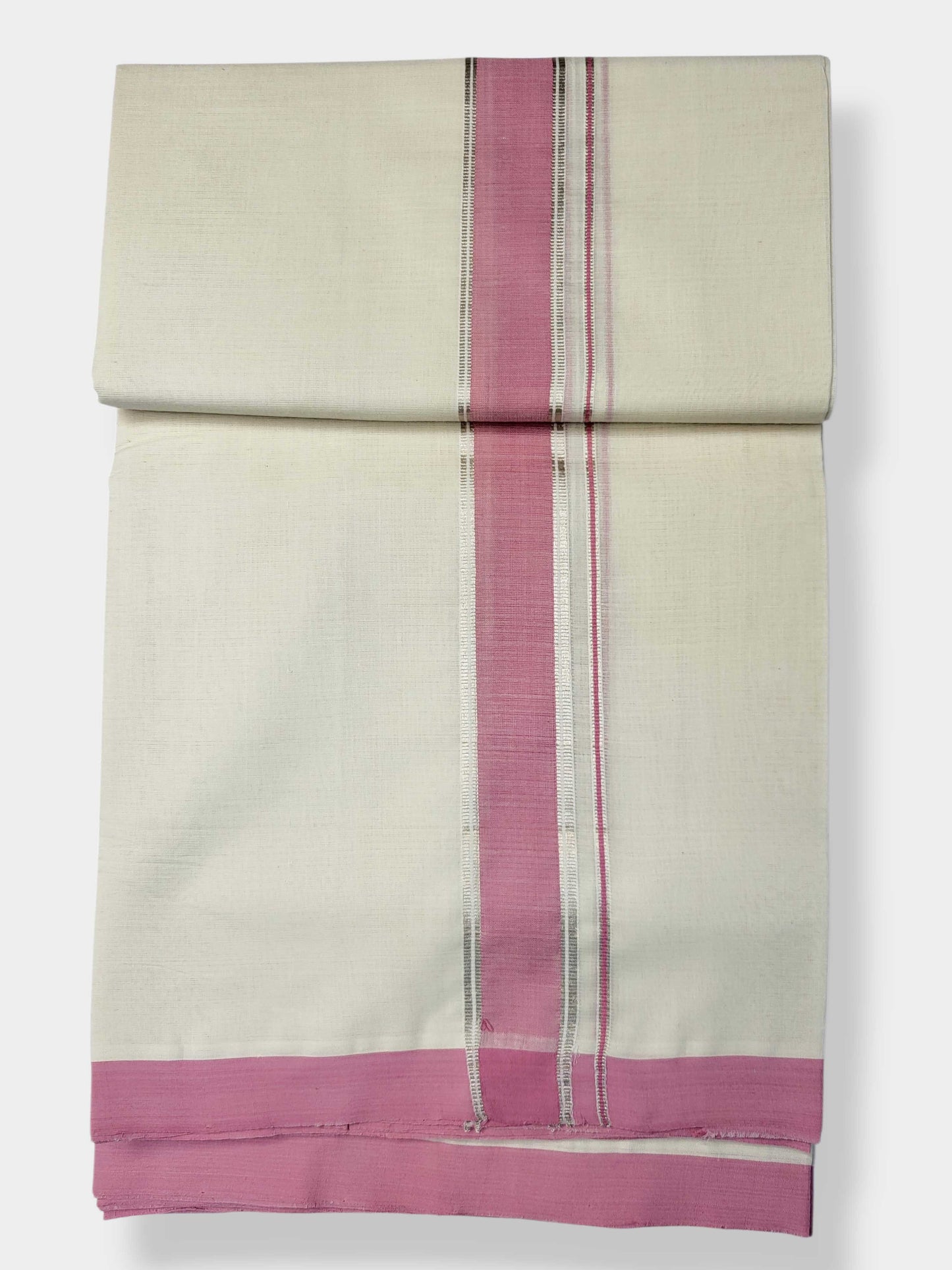 Kerala Balaramapuram Pure Cotton Handloom Mundu/Dhoti