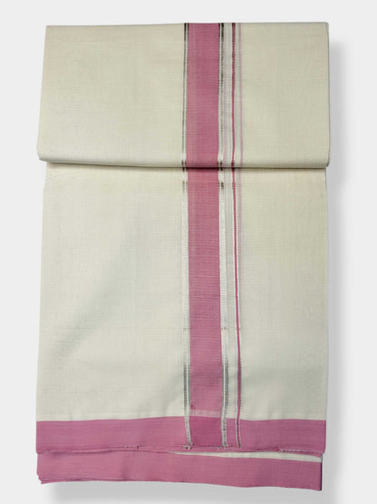 Kerala Balaramapuram Pure Cotton Handloom Mundu/Dhoti