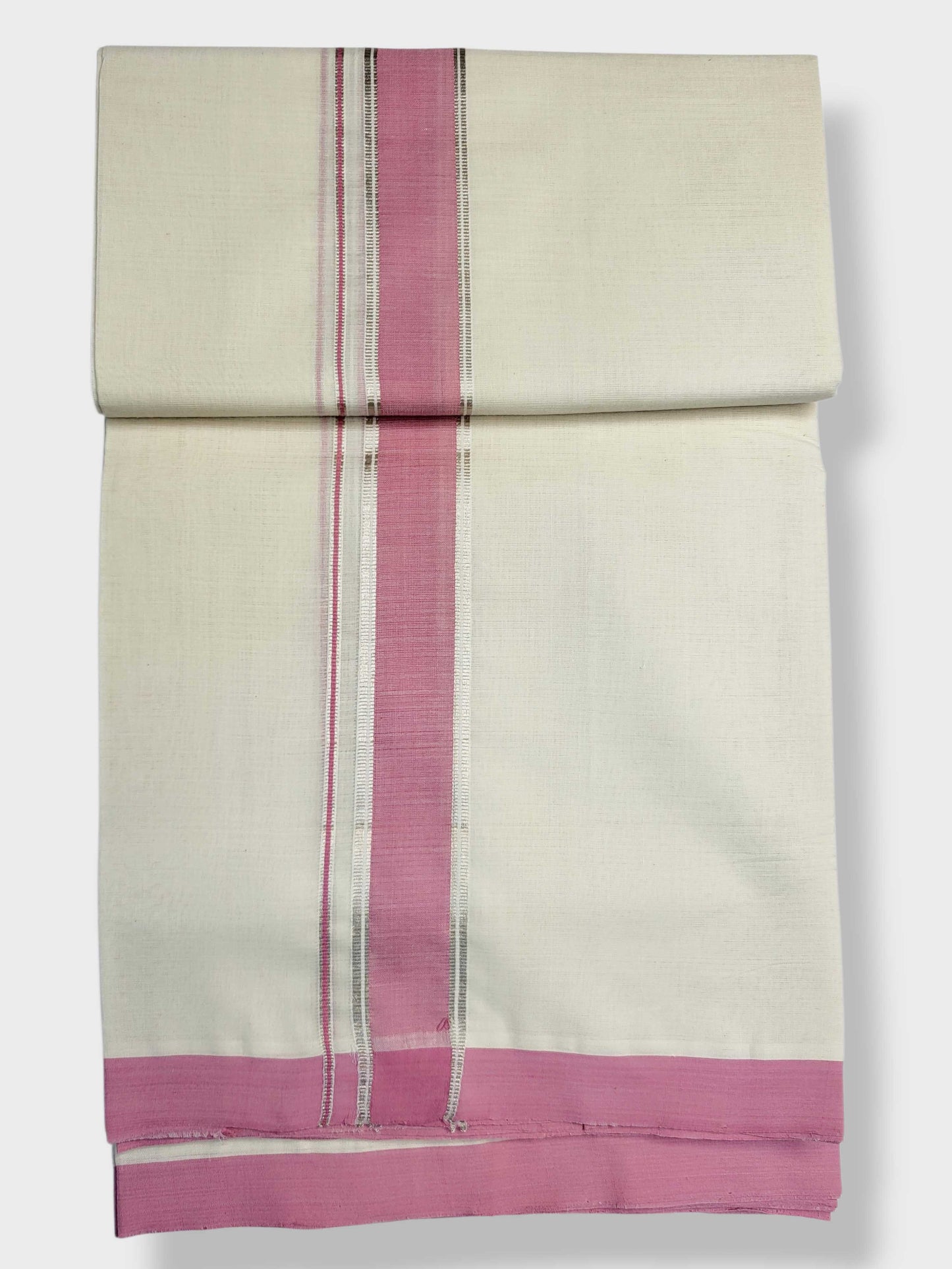 Kerala Balaramapuram Pure Cotton Handloom Mundu/Dhoti