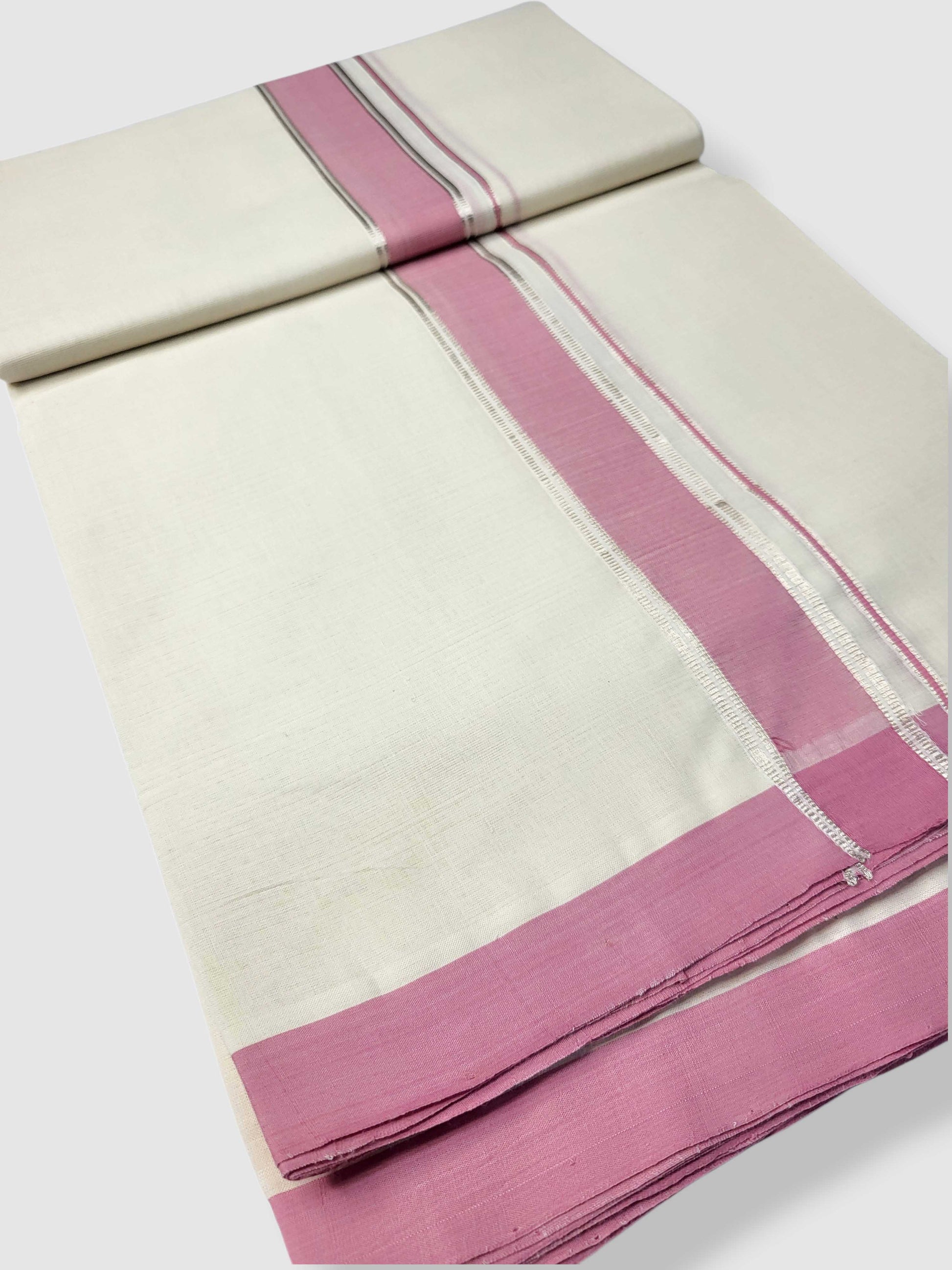 Kerala Balaramapuram Pure Cotton Handloom Mundu/Dhoti