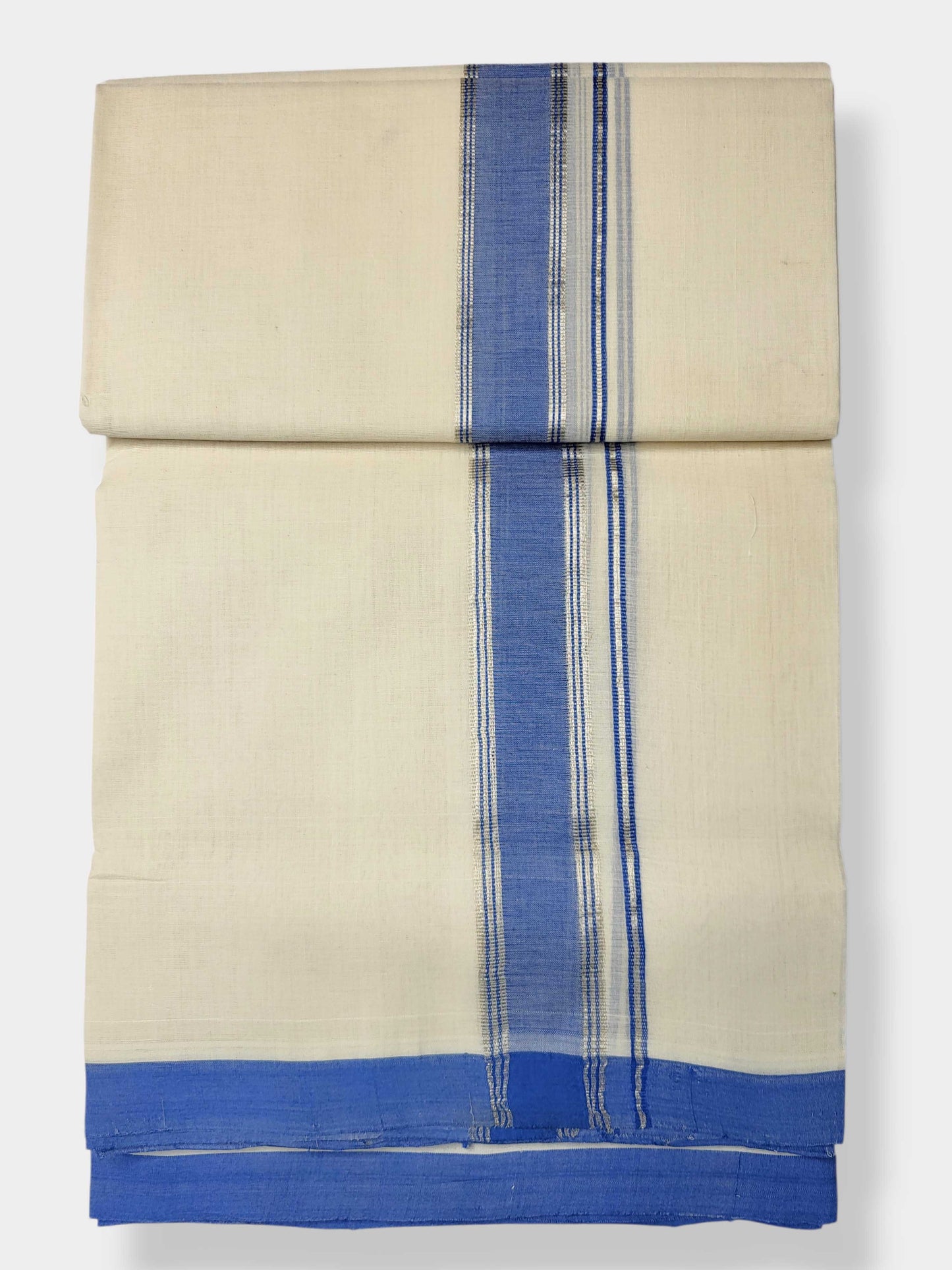 Kerala Balaramapuram Pure Cotton Handloom Mundu/Dhoti