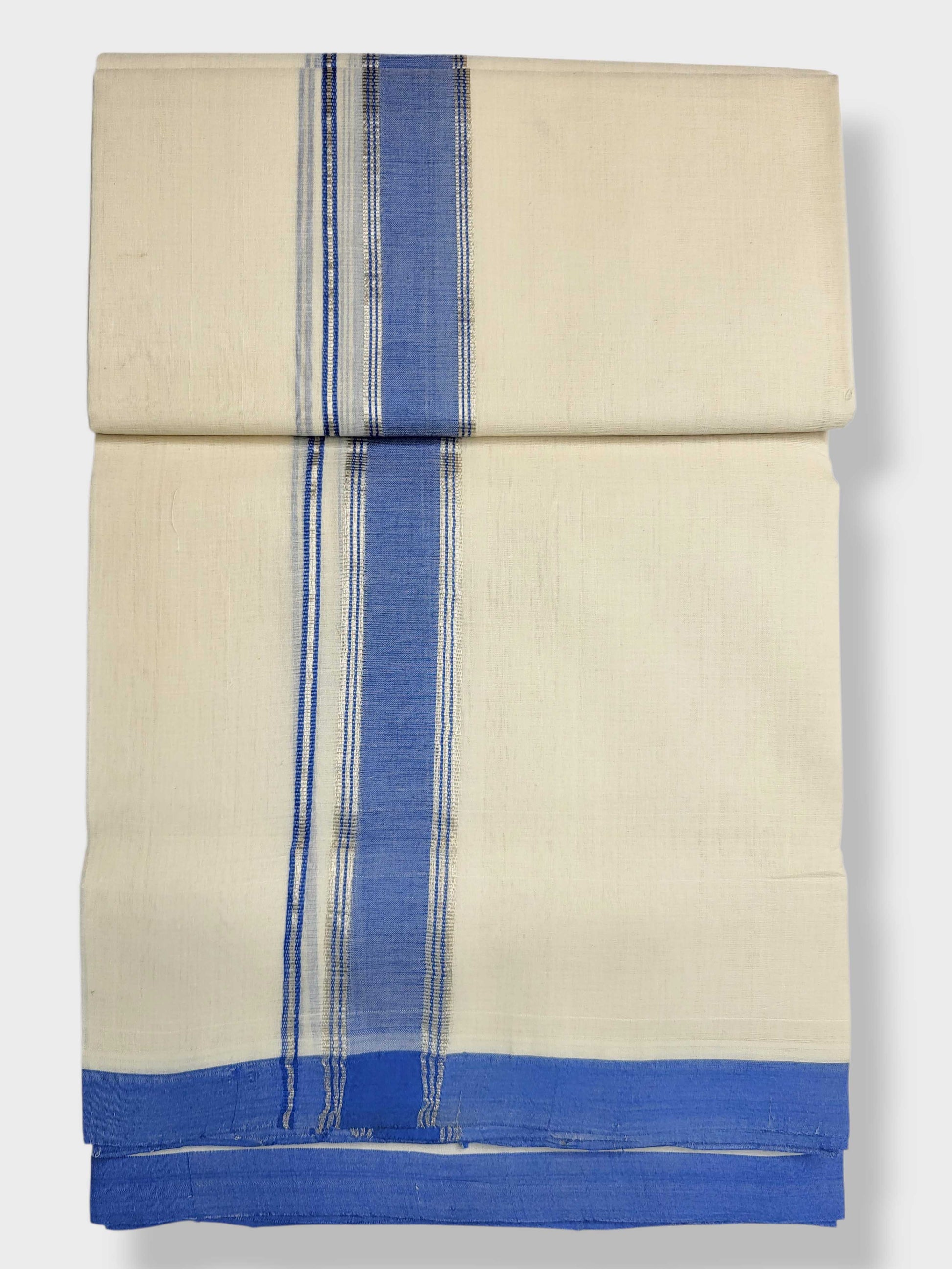 Kerala Balaramapuram Pure Cotton Handloom Mundu/Dhoti