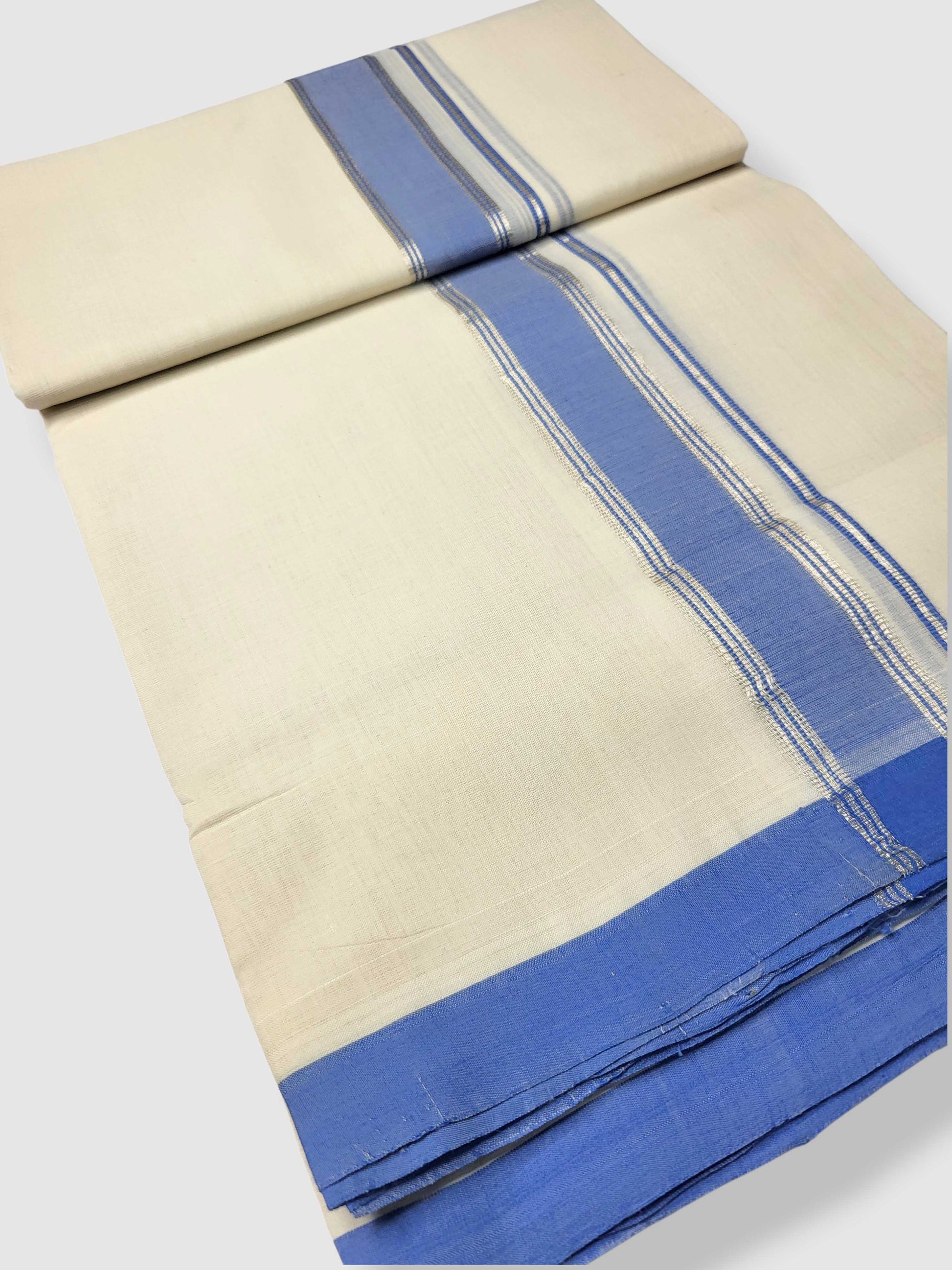 Kerala Balaramapuram Pure Cotton Handloom Mundu/Dhoti