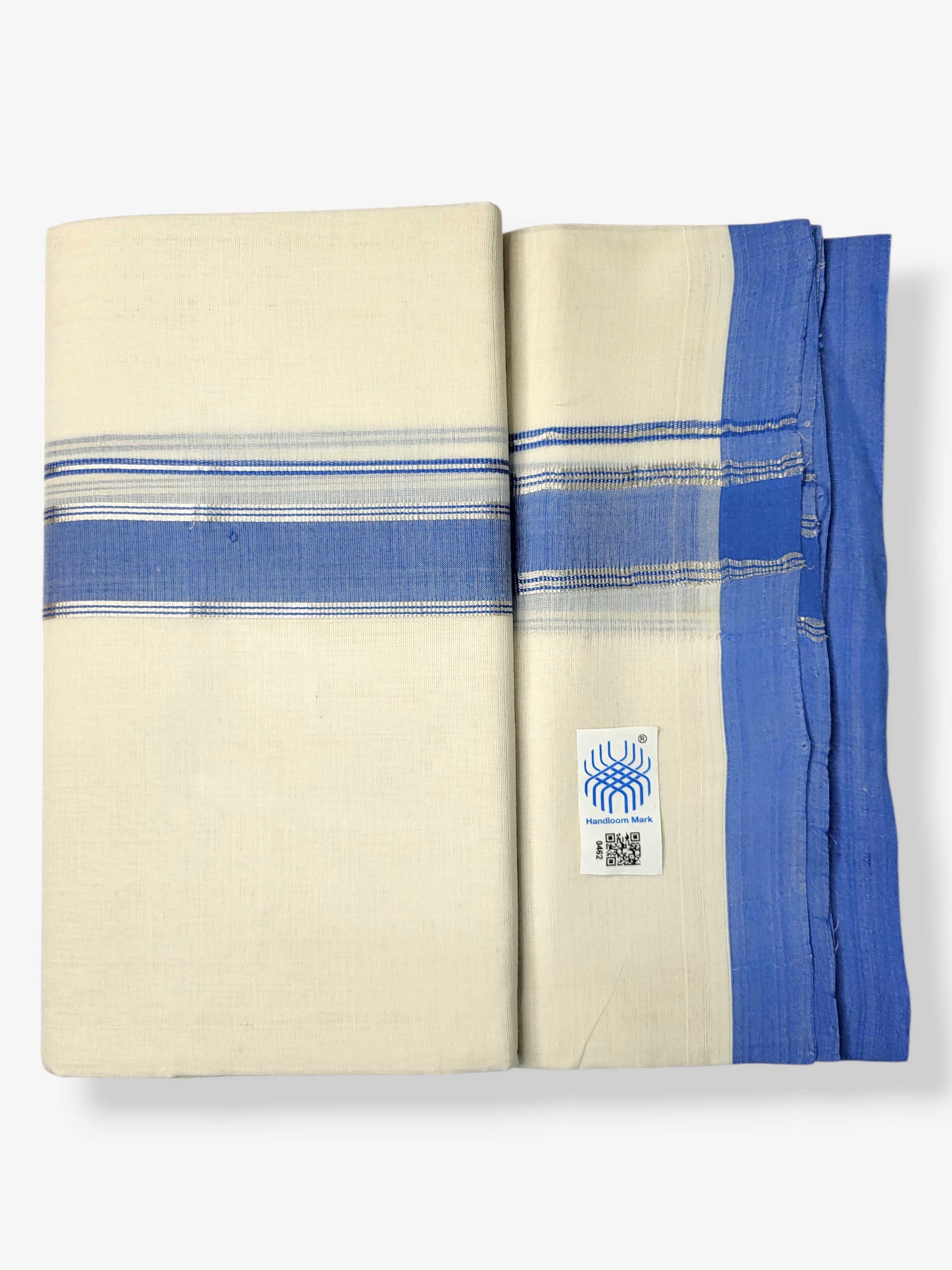 Kerala Balaramapuram Pure Cotton Handloom Mundu/Dhoti