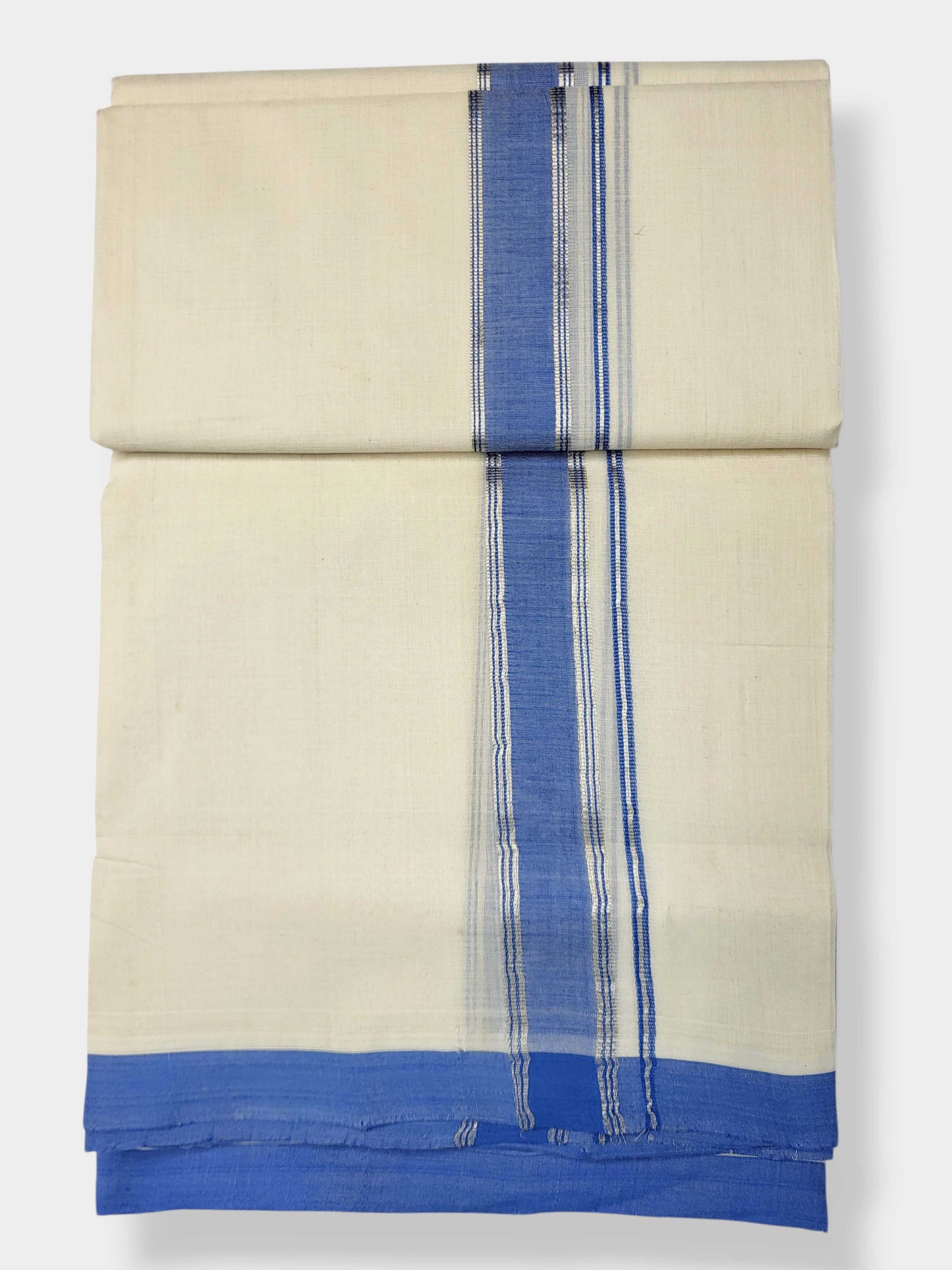 Kerala Balaramapuram Pure Cotton Handloom Mundu/Dhoti