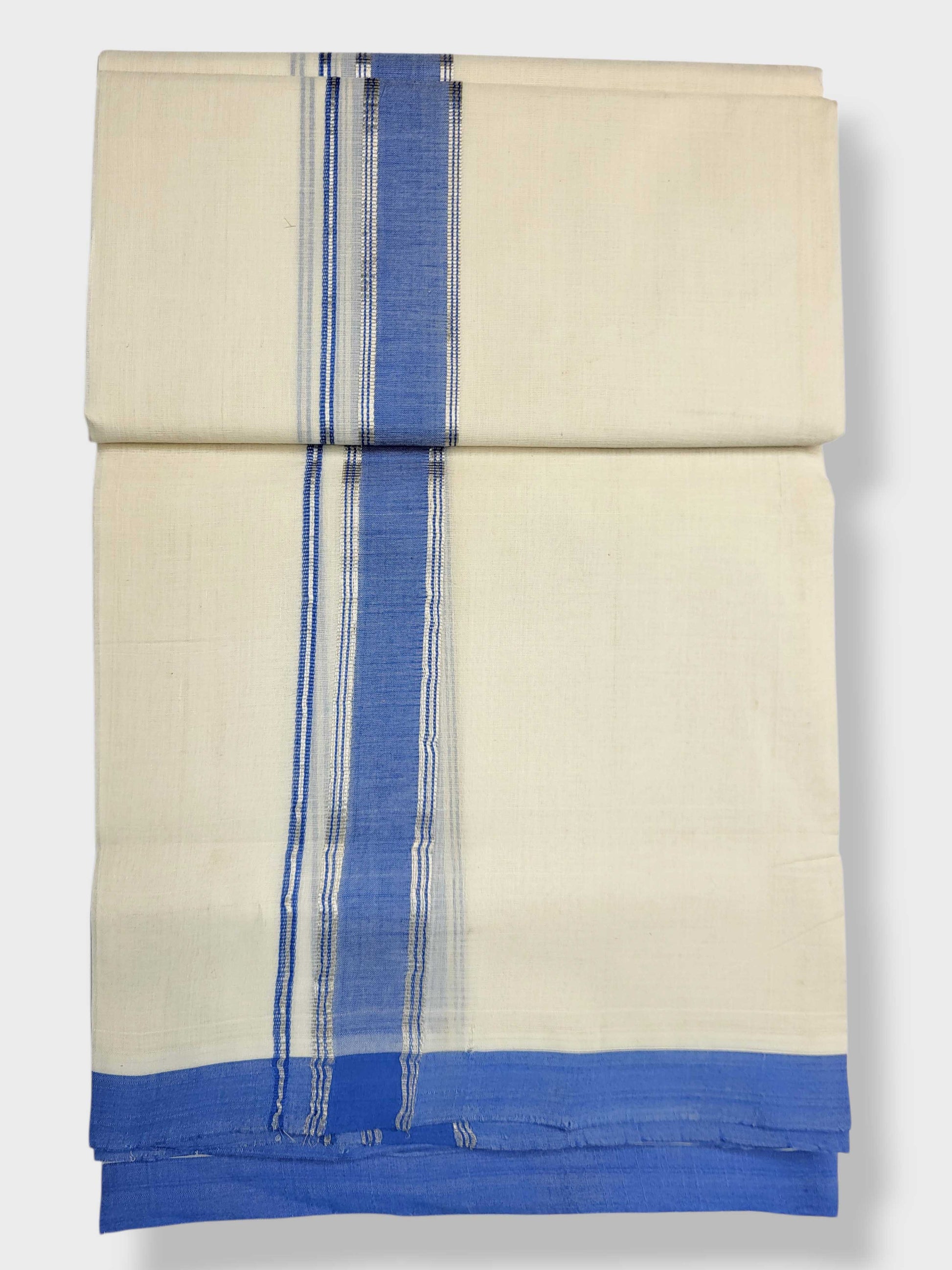 Kerala Balaramapuram Pure Cotton Handloom Mundu/Dhoti