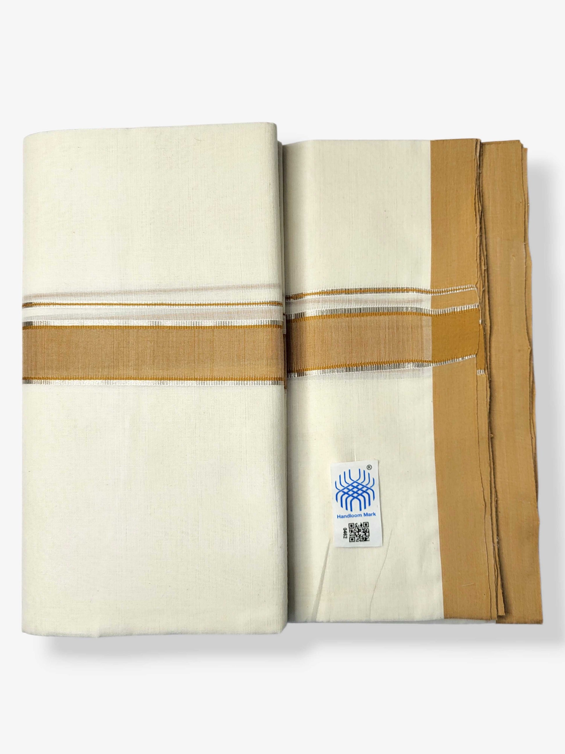 Kerala Balaramapuram Pure Cotton Handloom Mundu/Dhoti
