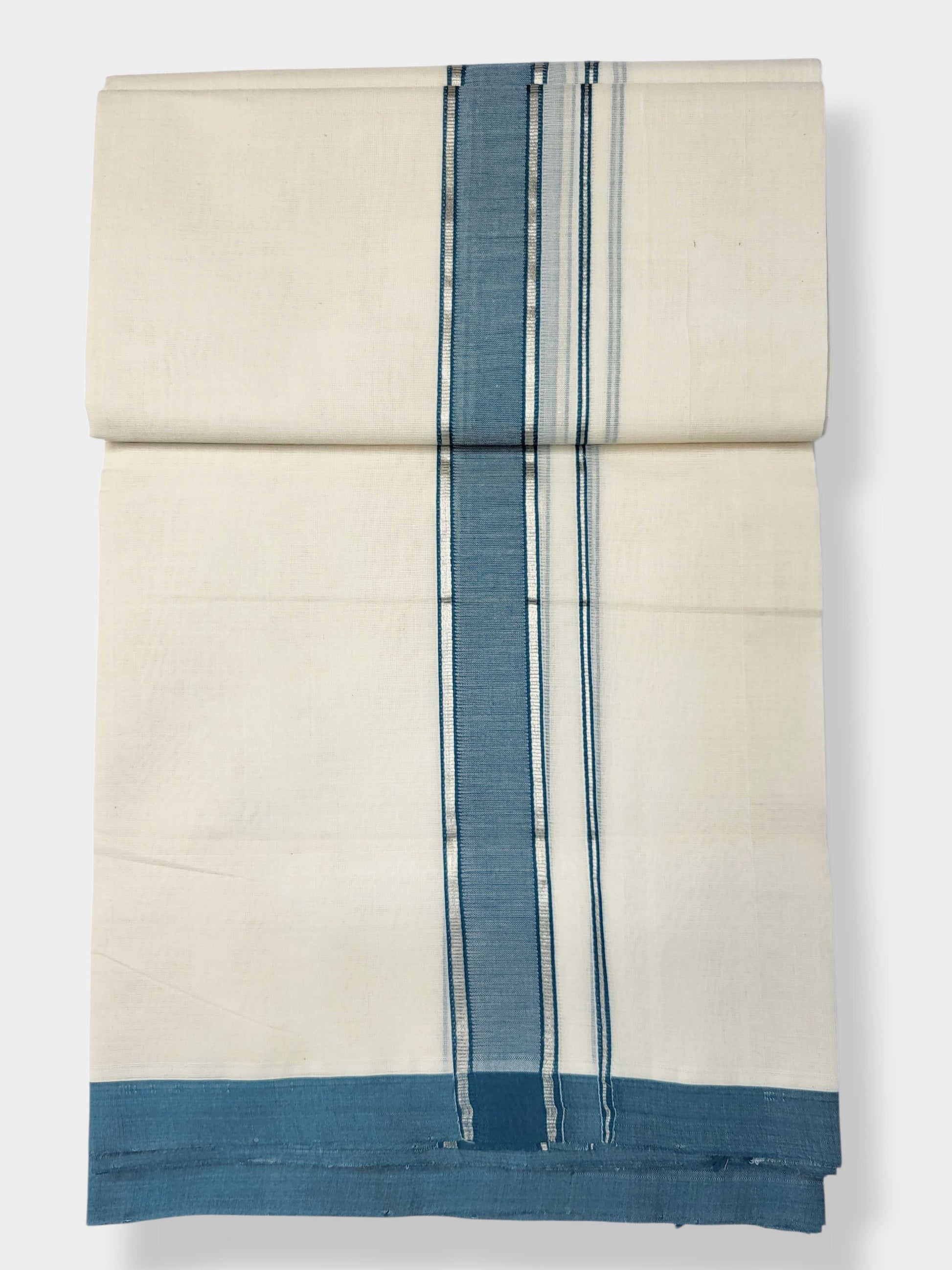 Kerala Balaramapuram Pure Cotton Handloom Mundu/Dhoti