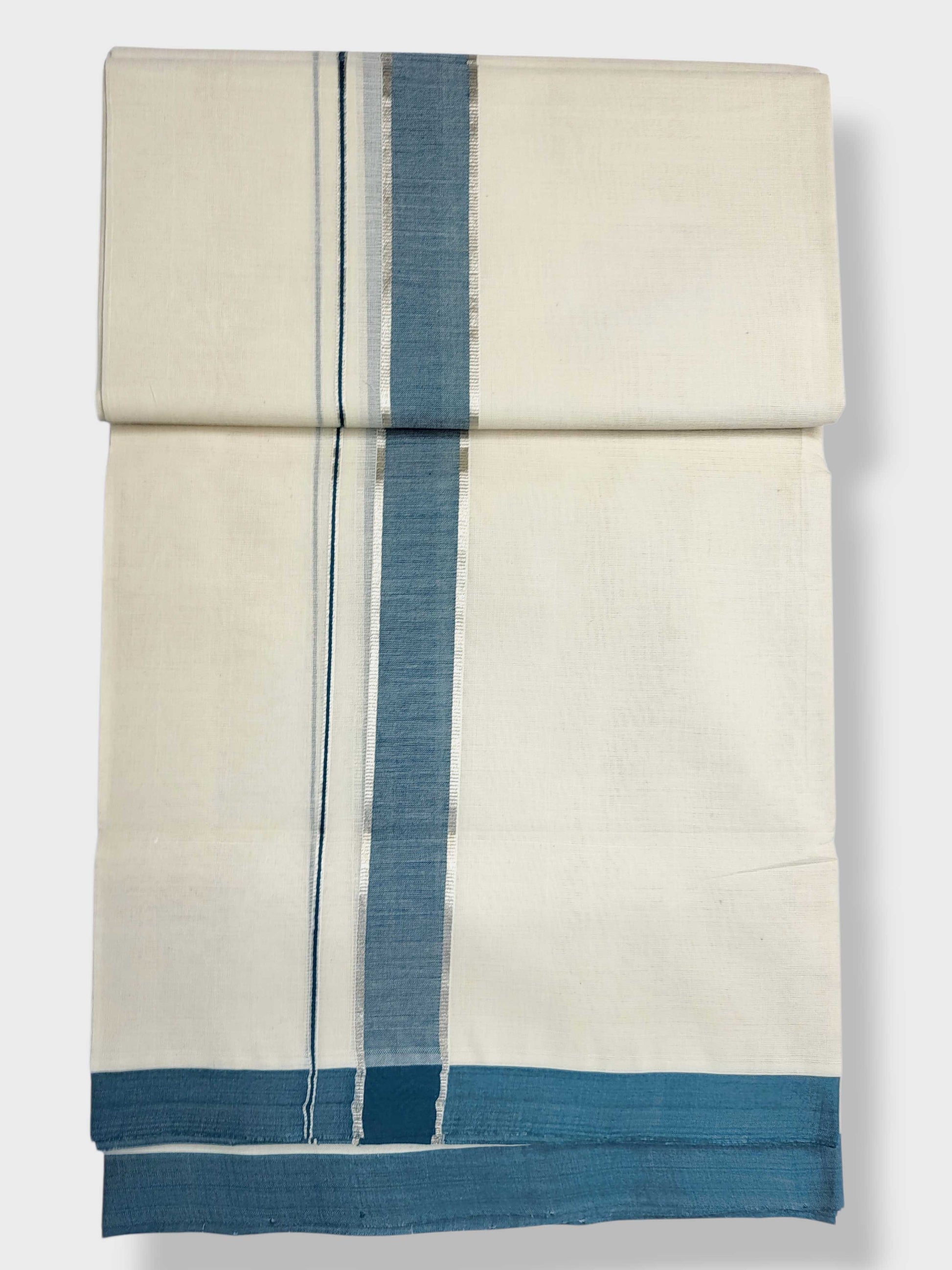 Kerala Balaramapuram Pure Cotton Handloom Mundu/Dhoti