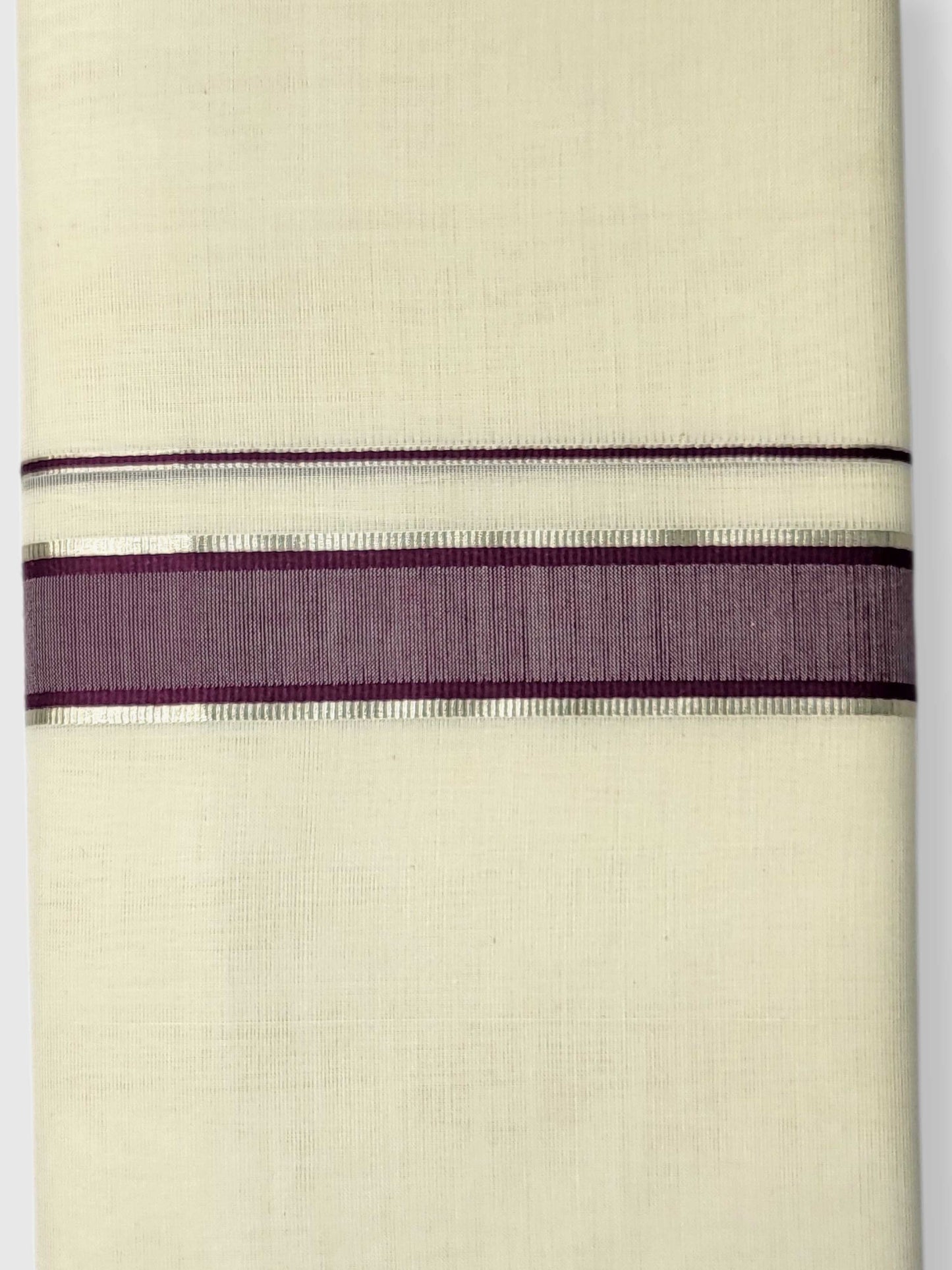 Kerala Balaramapuram Pure Cotton Handloom Mundu/Dhoti