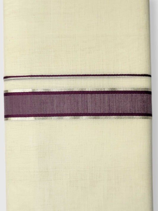 Kerala Balaramapuram Pure Cotton Handloom Mundu/Dhoti