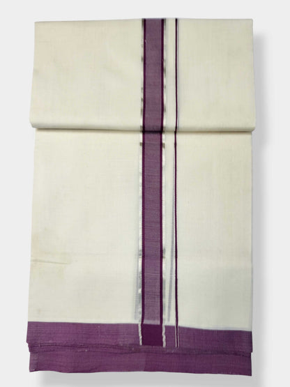 Kerala Balaramapuram Pure Cotton Handloom Mundu/Dhoti