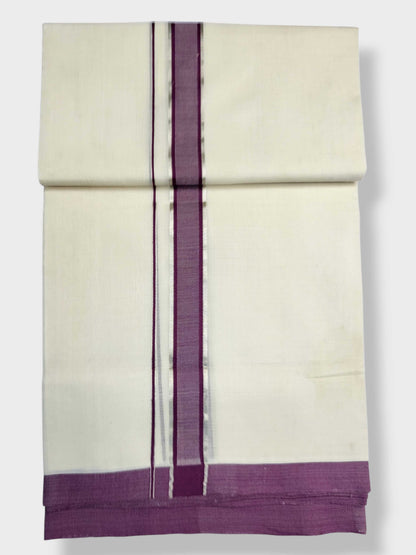Kerala Balaramapuram Pure Cotton Handloom Mundu/Dhoti