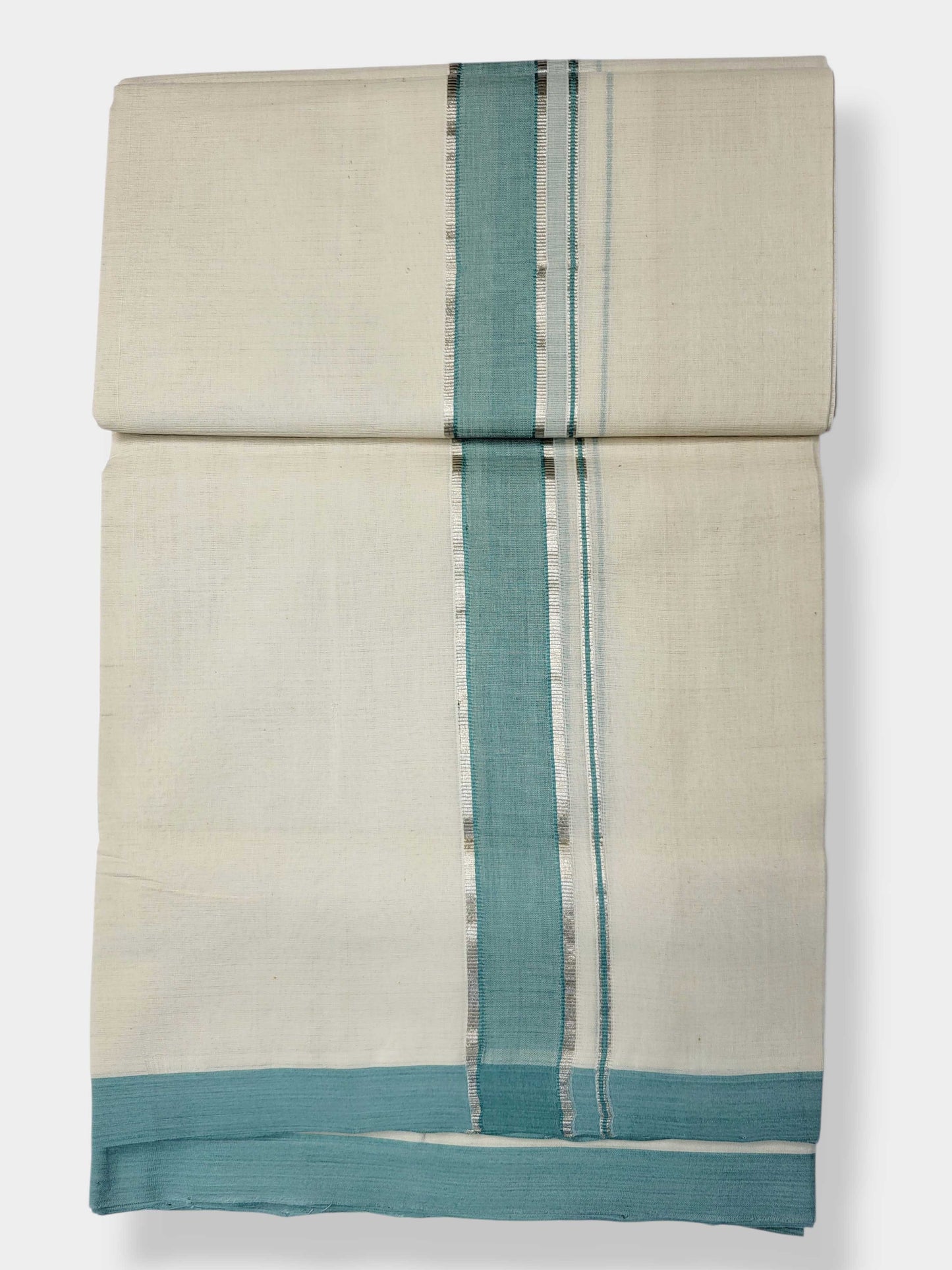 Kerala Balaramapuram Pure Cotton Handloom Mundu/Dhoti