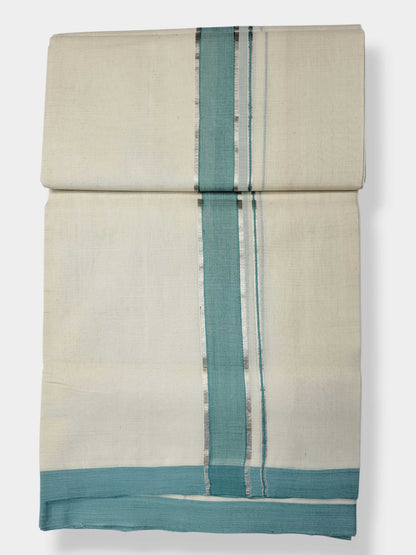 Kerala Balaramapuram Pure Cotton Handloom Mundu/Dhoti