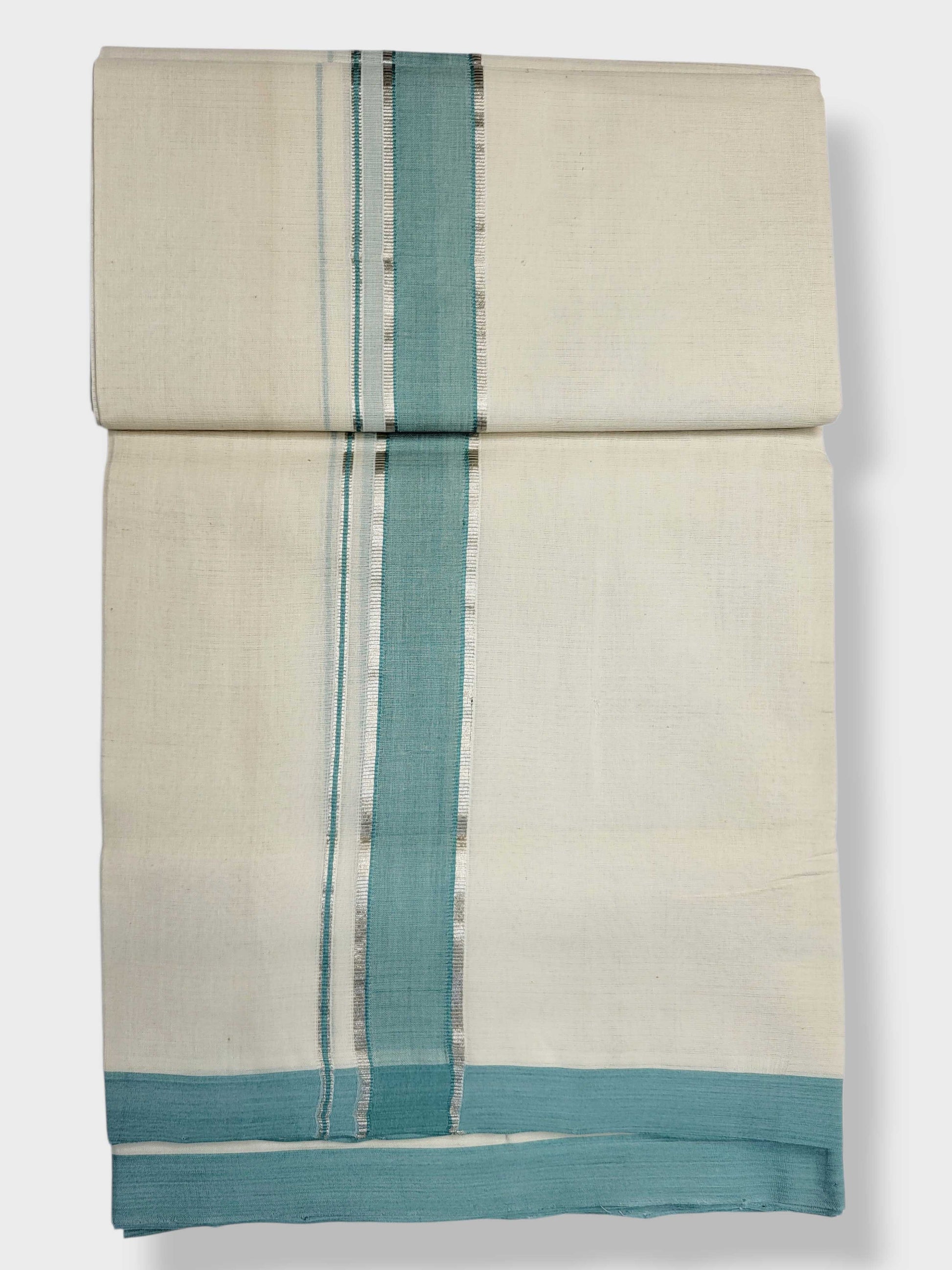 Kerala Balaramapuram Pure Cotton Handloom Mundu/Dhoti