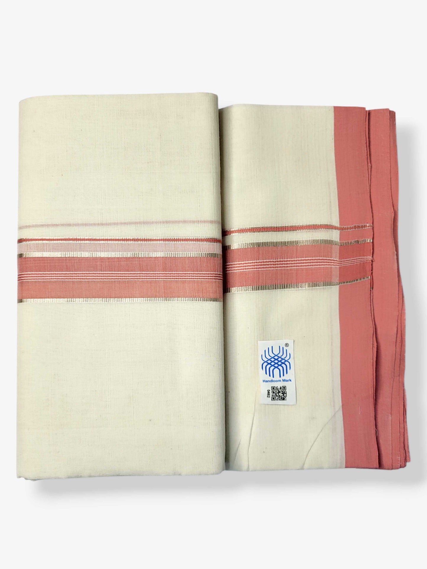 Kerala Balaramapuram Pure Cotton Handloom Mundu/Dhoti