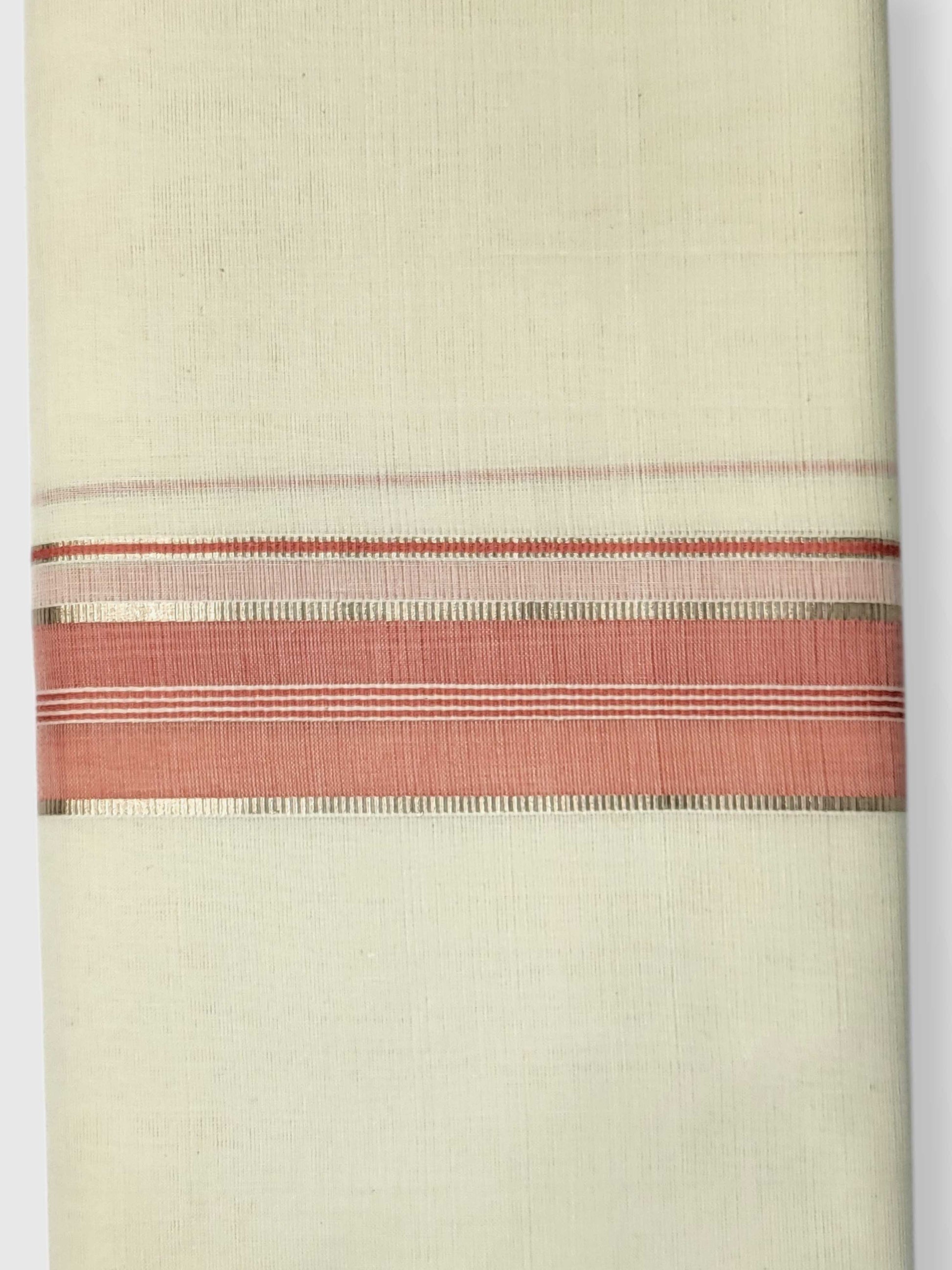 Kerala Balaramapuram Pure Cotton Handloom Mundu/Dhoti