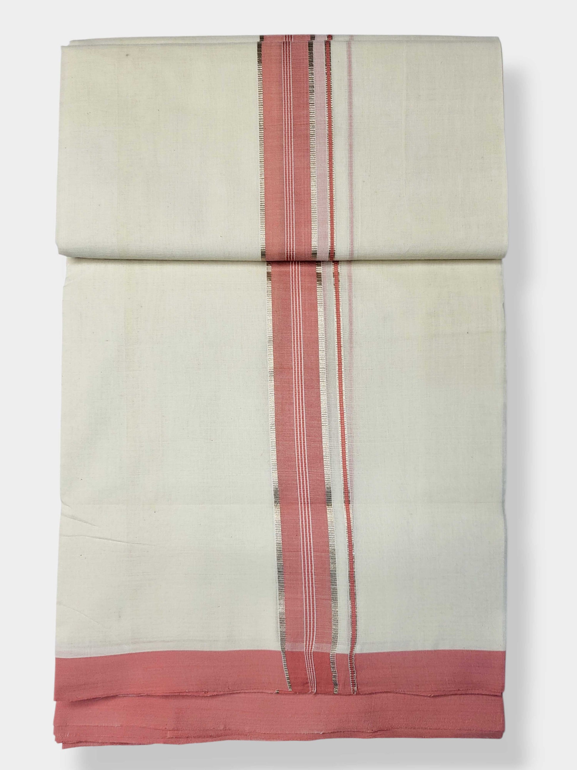 Kerala Balaramapuram Pure Cotton Handloom Mundu/Dhoti