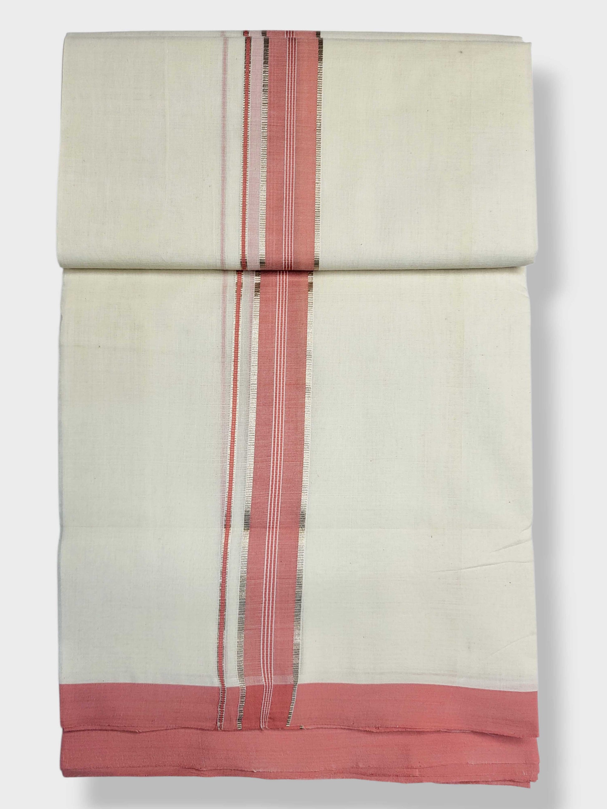 Kerala Balaramapuram Pure Cotton Handloom Mundu/Dhoti