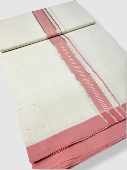 Kerala Balaramapuram Pure Cotton Handloom Mundu/Dhoti