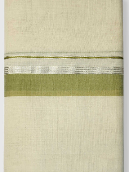 Kerala Balaramapuram Pure Cotton Handloom Mundu/Dhoti