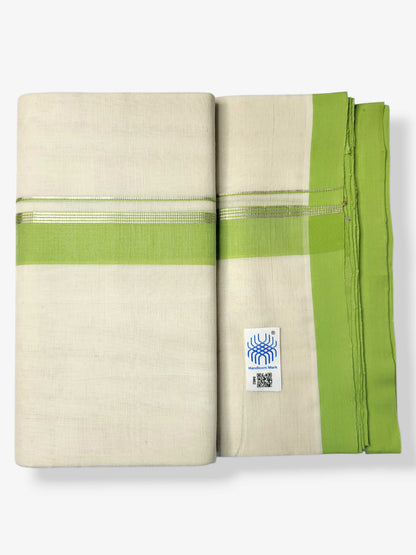 Kerala Balaramapuram Pure Cotton Handloom Mundu/Dhoti