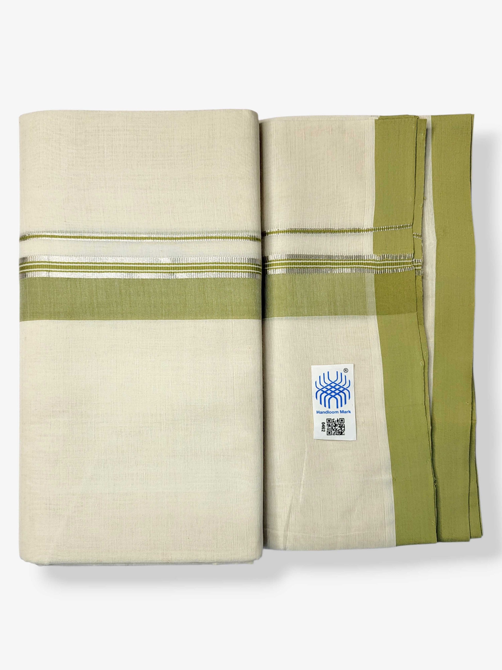 Kerala Balaramapuram Pure Cotton Handloom Mundu/Dhoti