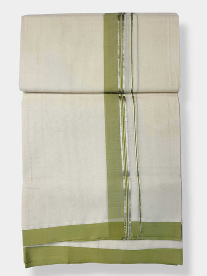 Kerala Balaramapuram Pure Cotton Handloom Mundu/Dhoti