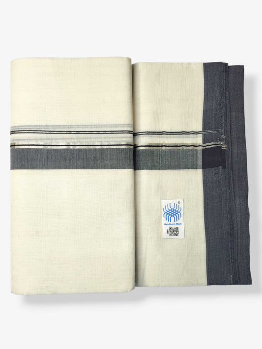 Kerala Balaramapuram Pure Cotton Handloom Mundu/Dhoti