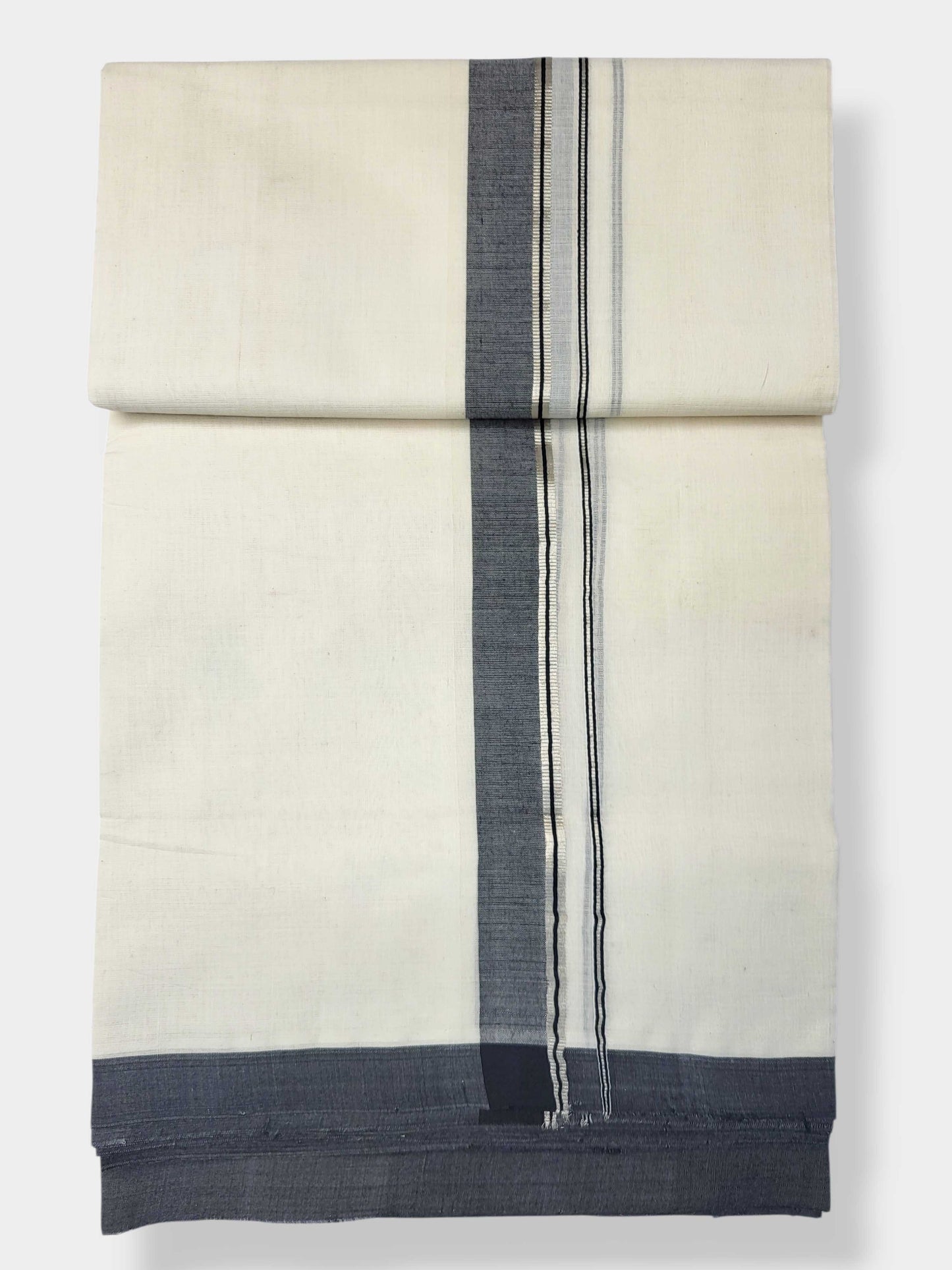 Kerala Balaramapuram Pure Cotton Handloom Mundu/Dhoti