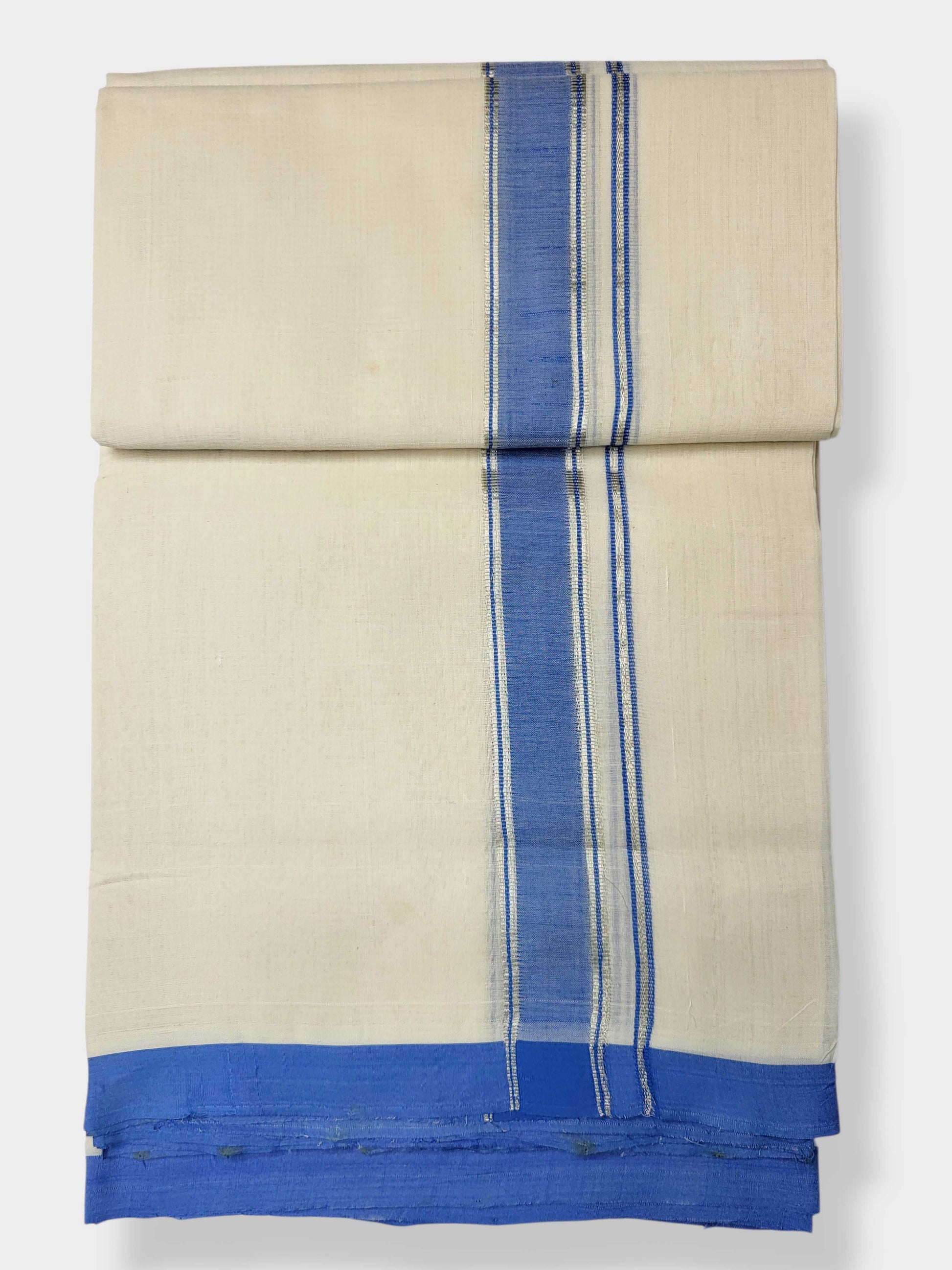 Kerala Balaramapuram Pure Cotton Handloom Mundu/Dhoti