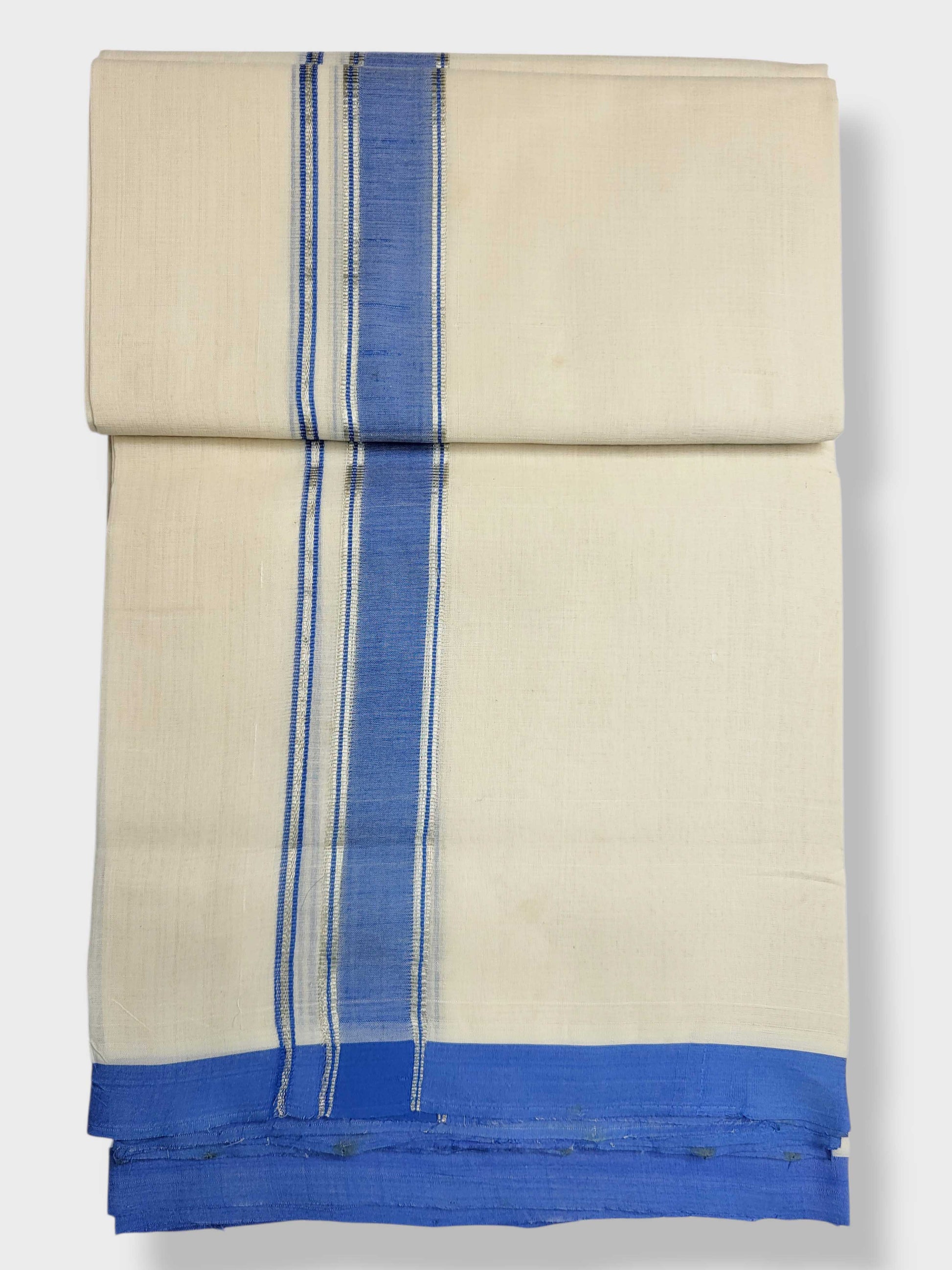 Kerala Balaramapuram Pure Cotton Handloom Mundu/Dhoti