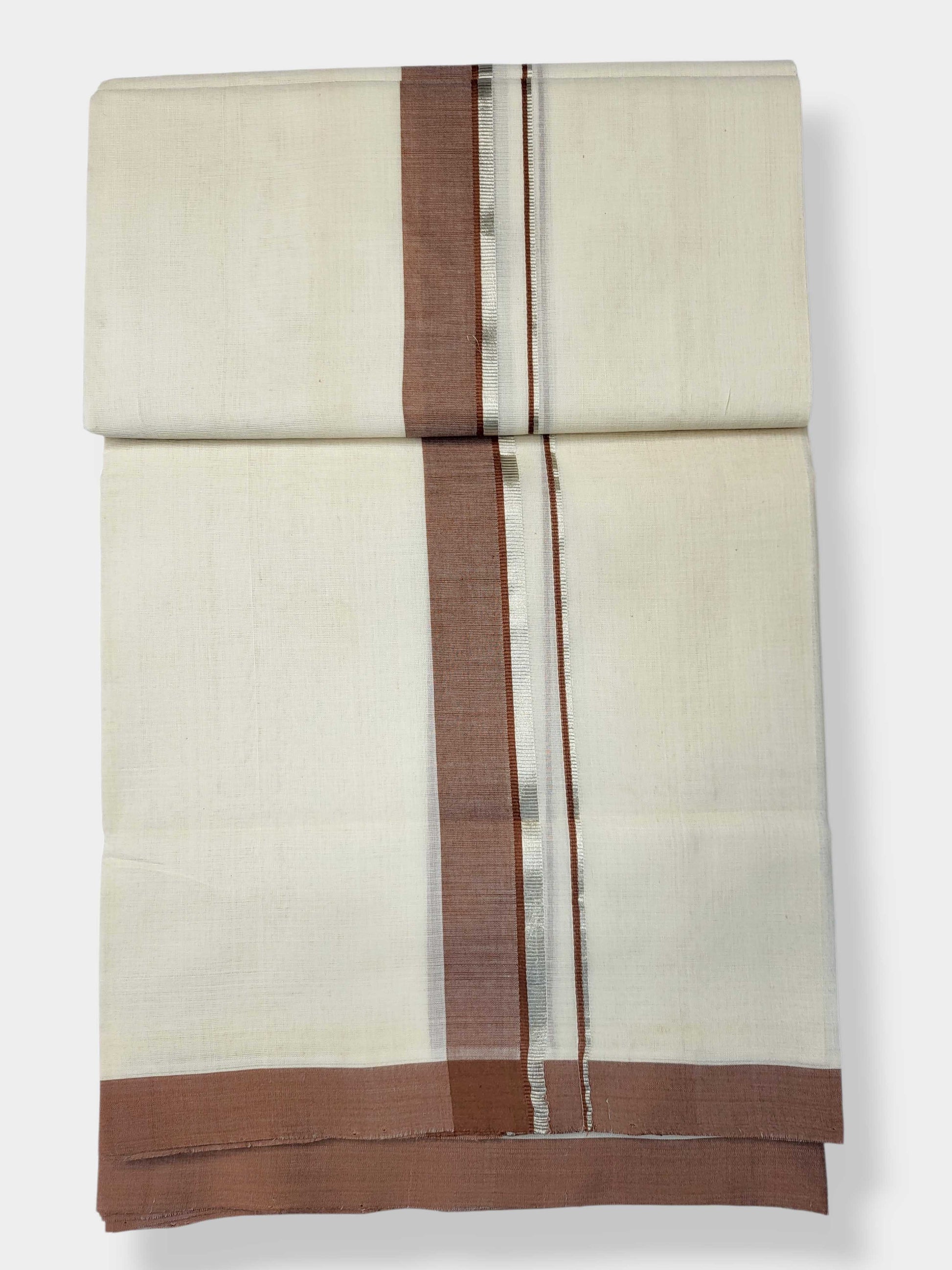 Kerala Balaramapuram Pure Cotton Handloom Mundu/Dhoti