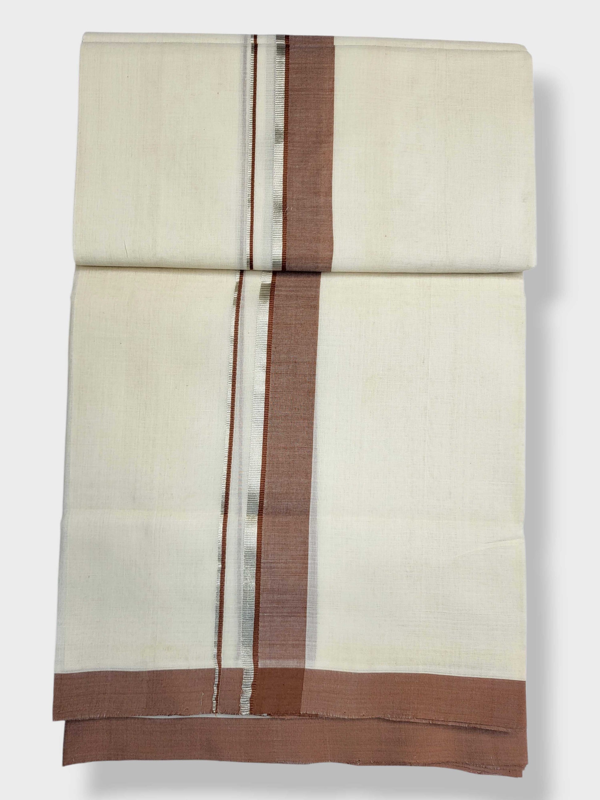 Kerala Balaramapuram Pure Cotton Handloom Mundu/Dhoti