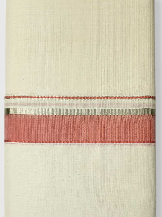 Kerala Balaramapuram Pure Cotton Handloom Mundu/Dhoti