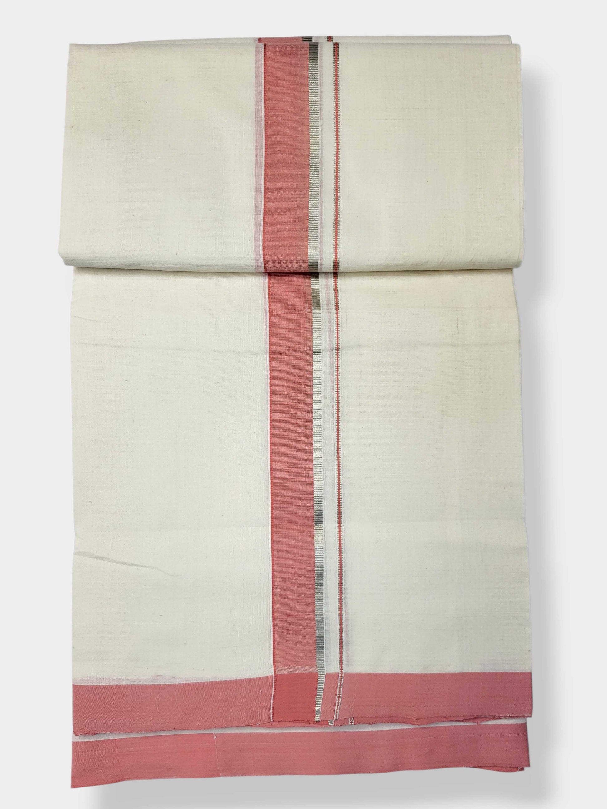 Kerala Balaramapuram Pure Cotton Handloom Mundu/Dhoti