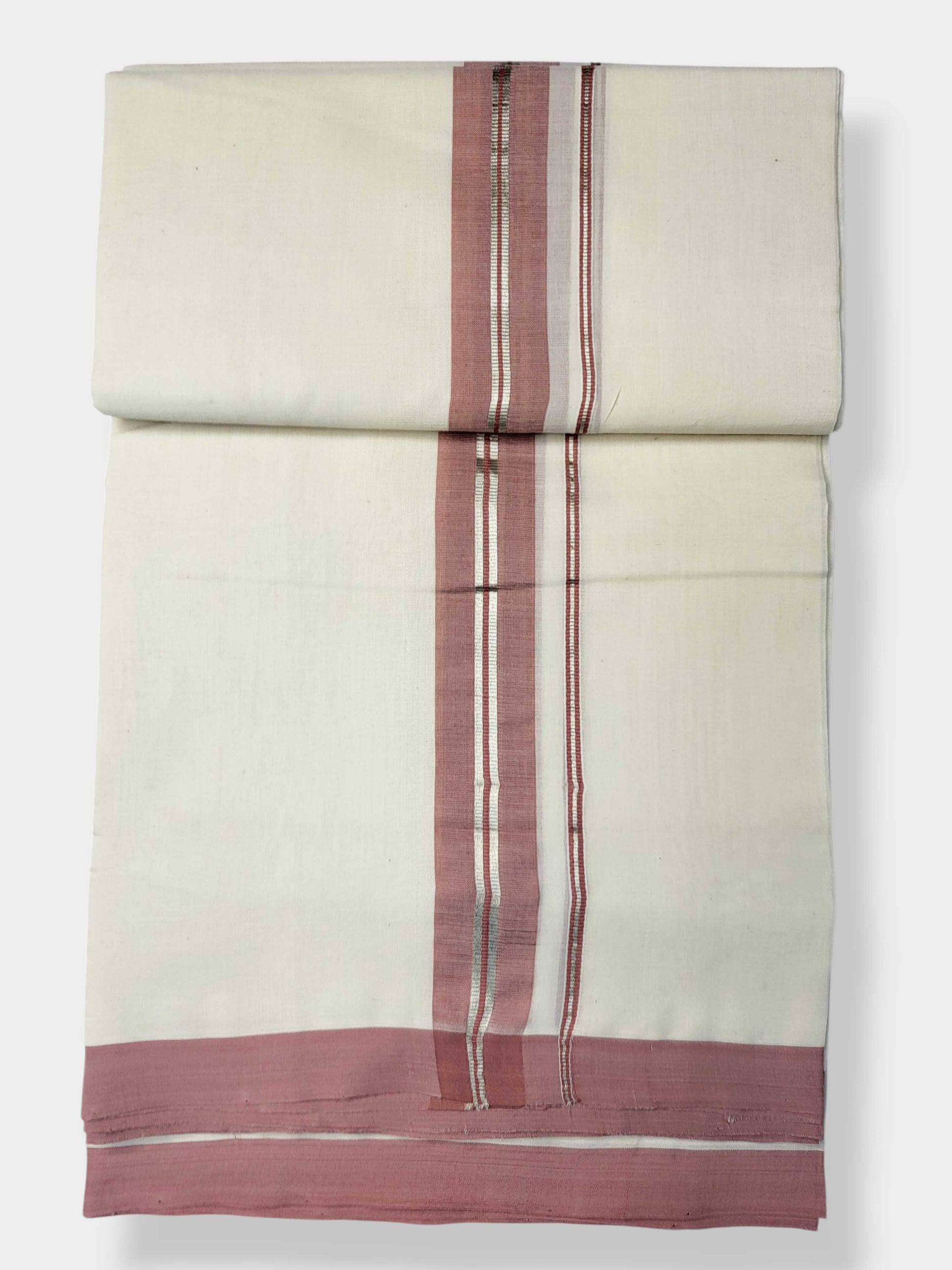 Kerala Balaramapuram Pure Cotton Handloom Mundu/Dhoti