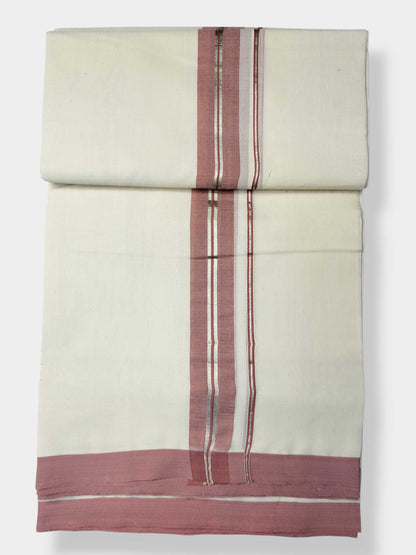 Kerala Balaramapuram Pure Cotton Handloom Mundu/Dhoti