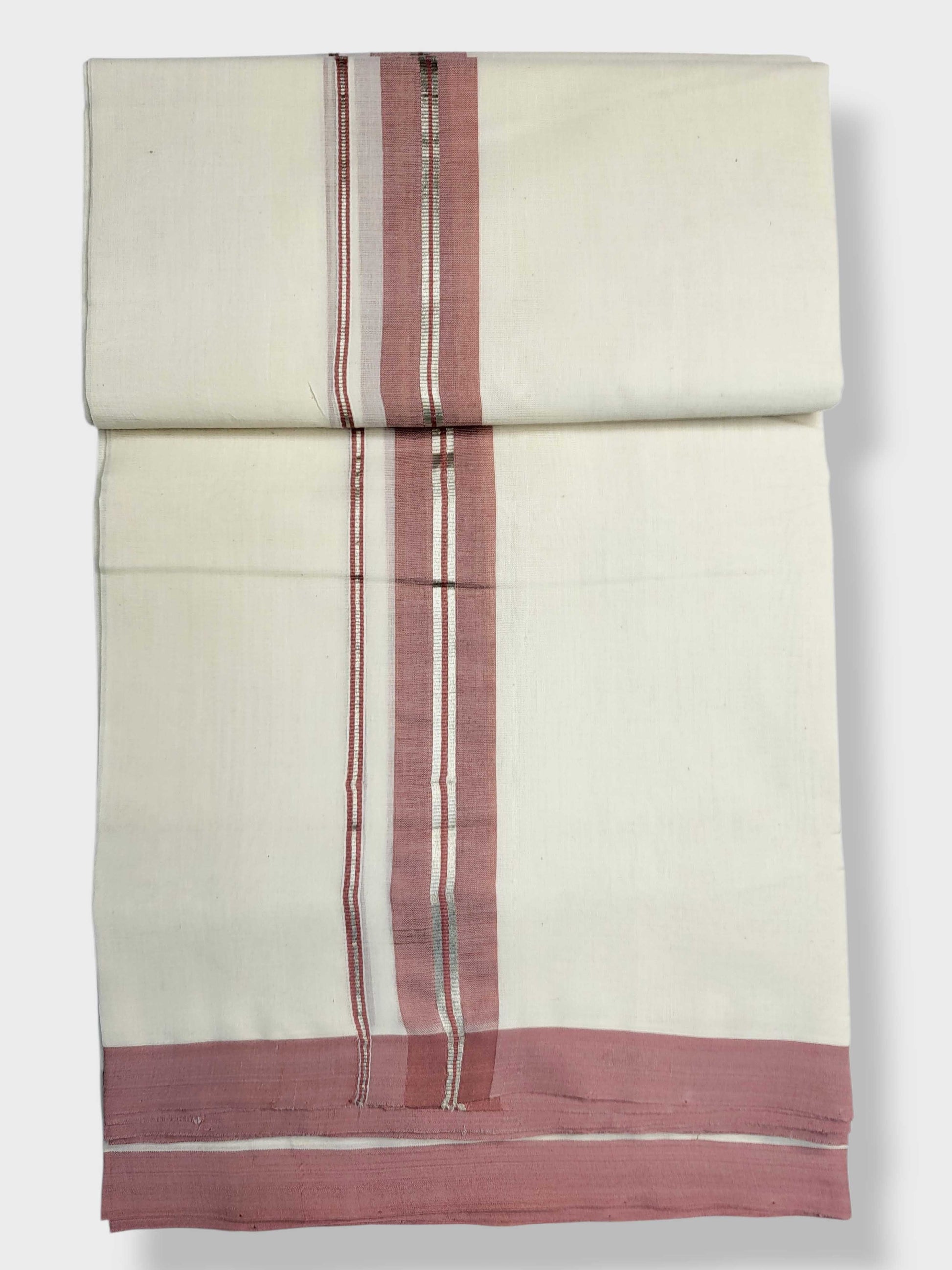 Kerala Balaramapuram Pure Cotton Handloom Mundu/Dhoti