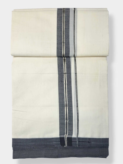 Kerala Balaramapuram Pure Cotton Handloom Mundu/Dhoti