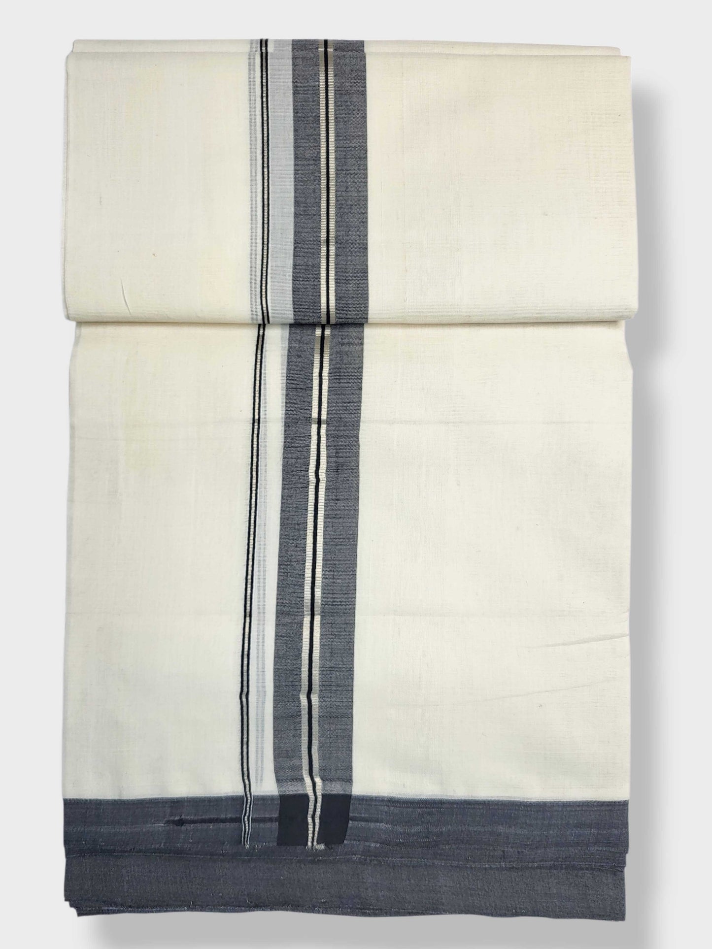 Kerala Balaramapuram Pure Cotton Handloom Mundu/Dhoti
