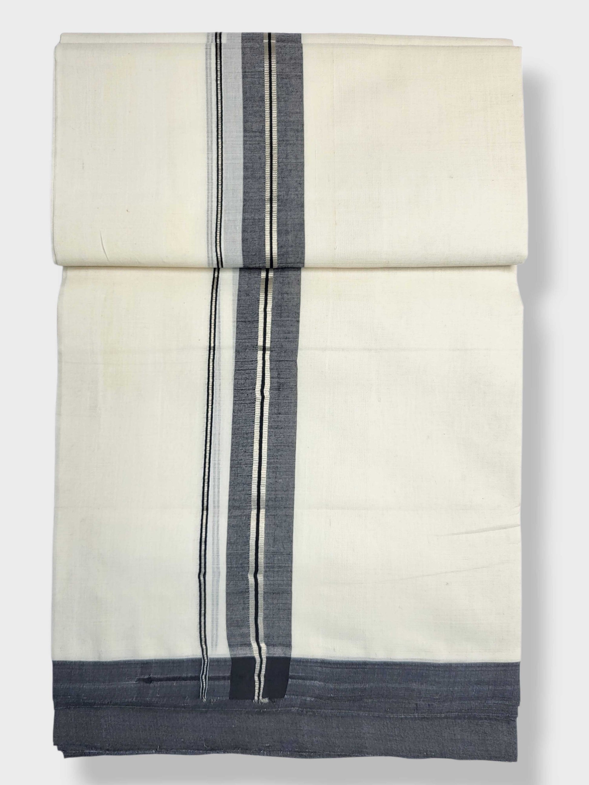 Kerala Balaramapuram Pure Cotton Handloom Mundu/Dhoti
