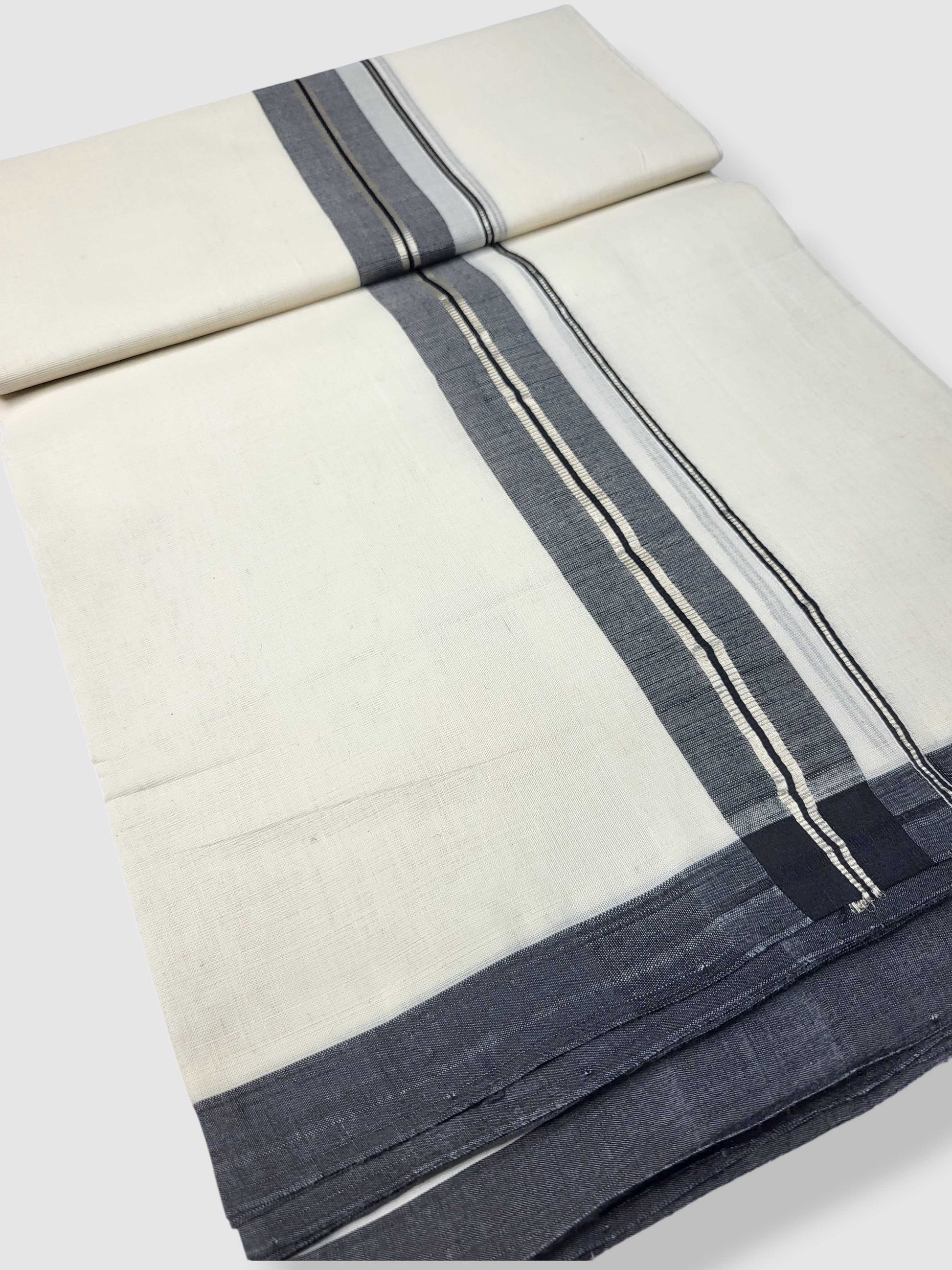 Kerala Balaramapuram Pure Cotton Handloom Mundu/Dhoti