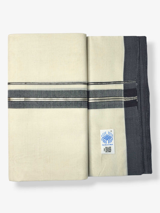 Kerala Balaramapuram Pure Cotton Handloom Mundu/Dhoti