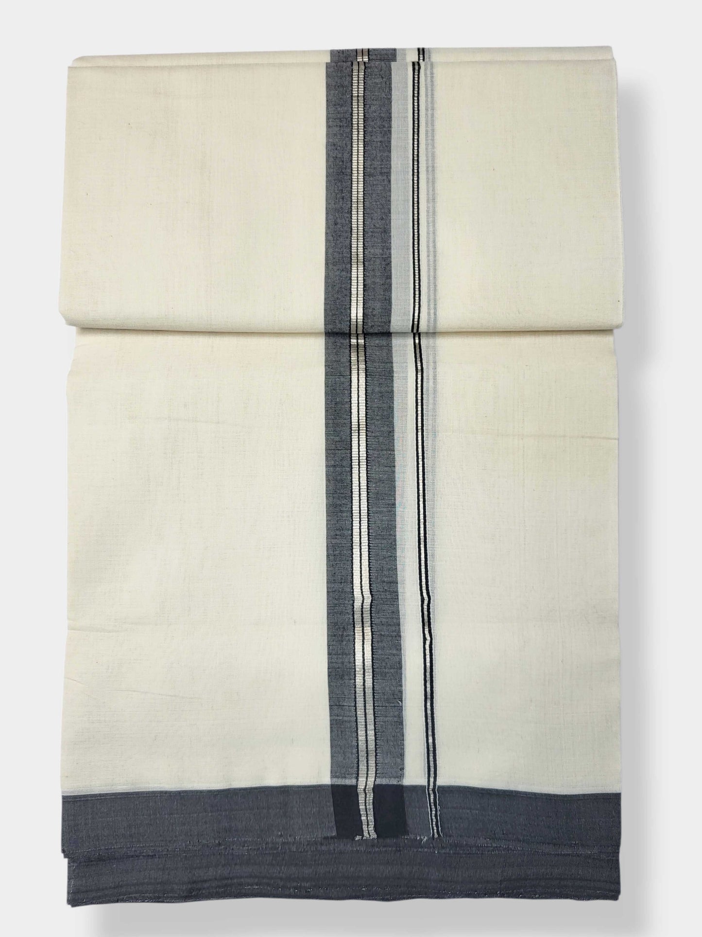 Kerala Balaramapuram Pure Cotton Handloom Mundu/Dhoti