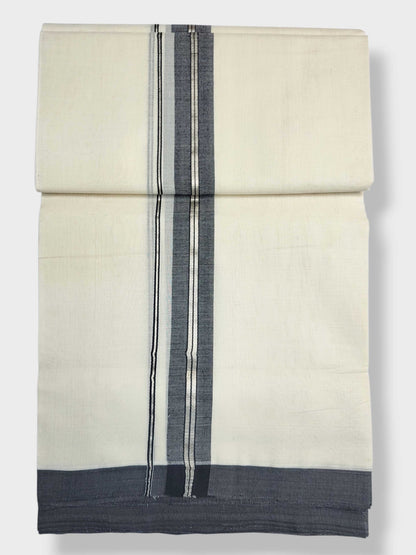 Kerala Balaramapuram Pure Cotton Handloom Mundu/Dhoti